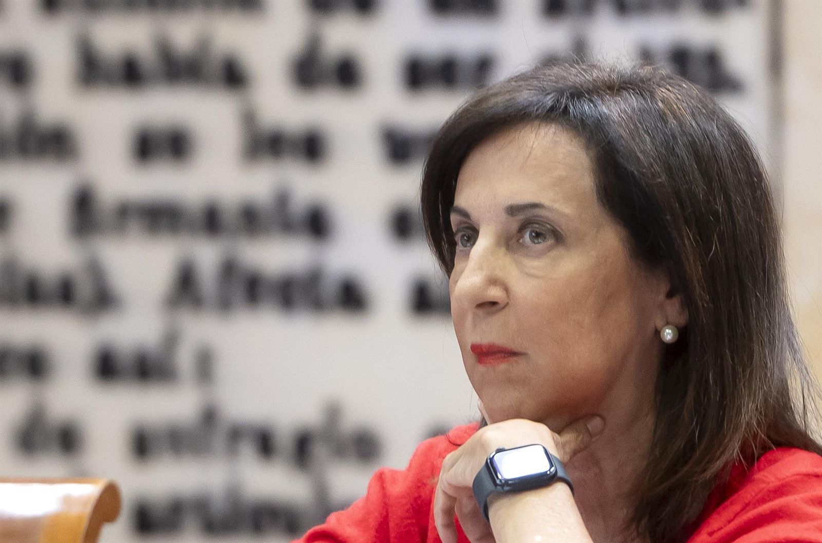 La ministra de Defensa, Margarita Robles, comparece ante la Comisión de Defensa, en el Senado, a 26 de agosto de 2025, en Madrid (España). - Alberto Ortega - Europa Press