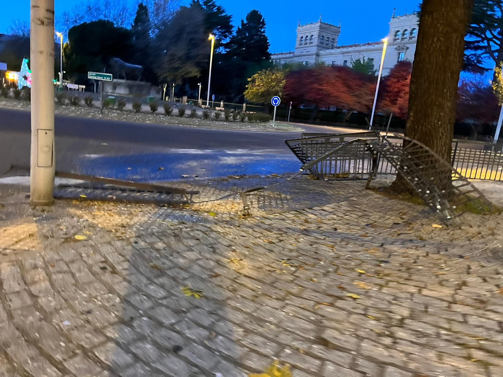 Accidente Glorieta Santiado Martín El Viti