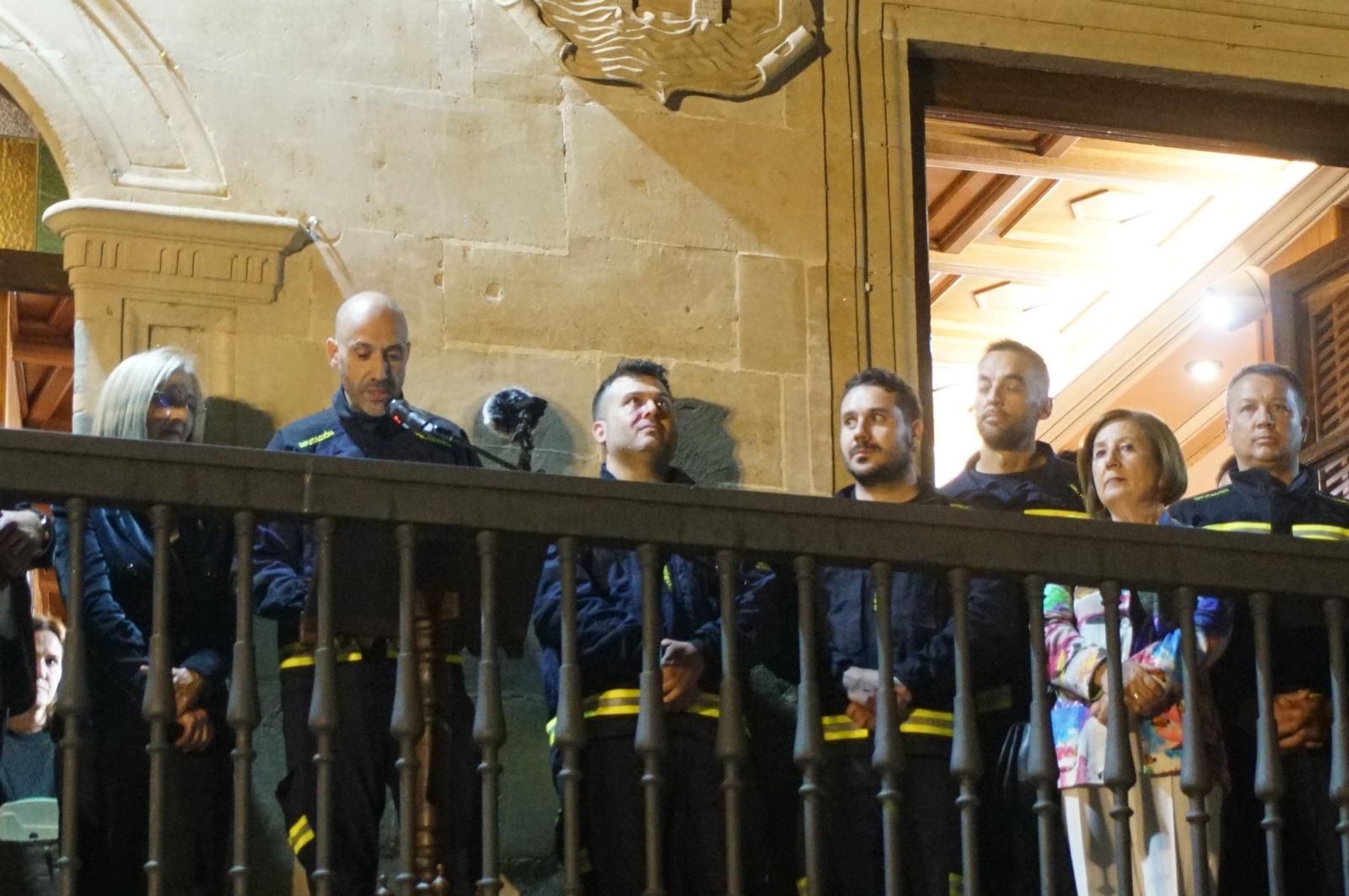Los Bomberos de la Diputación dan voz al pregón de las fiestas de Alba de Tormes
