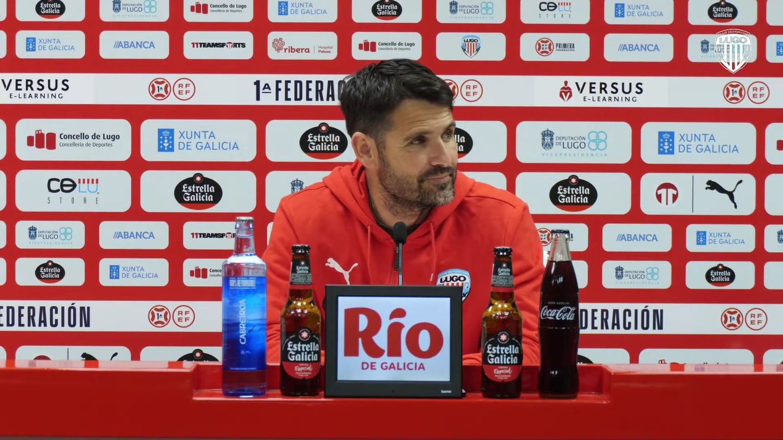 Lolo Escobar, entrenador del CD Lugo.