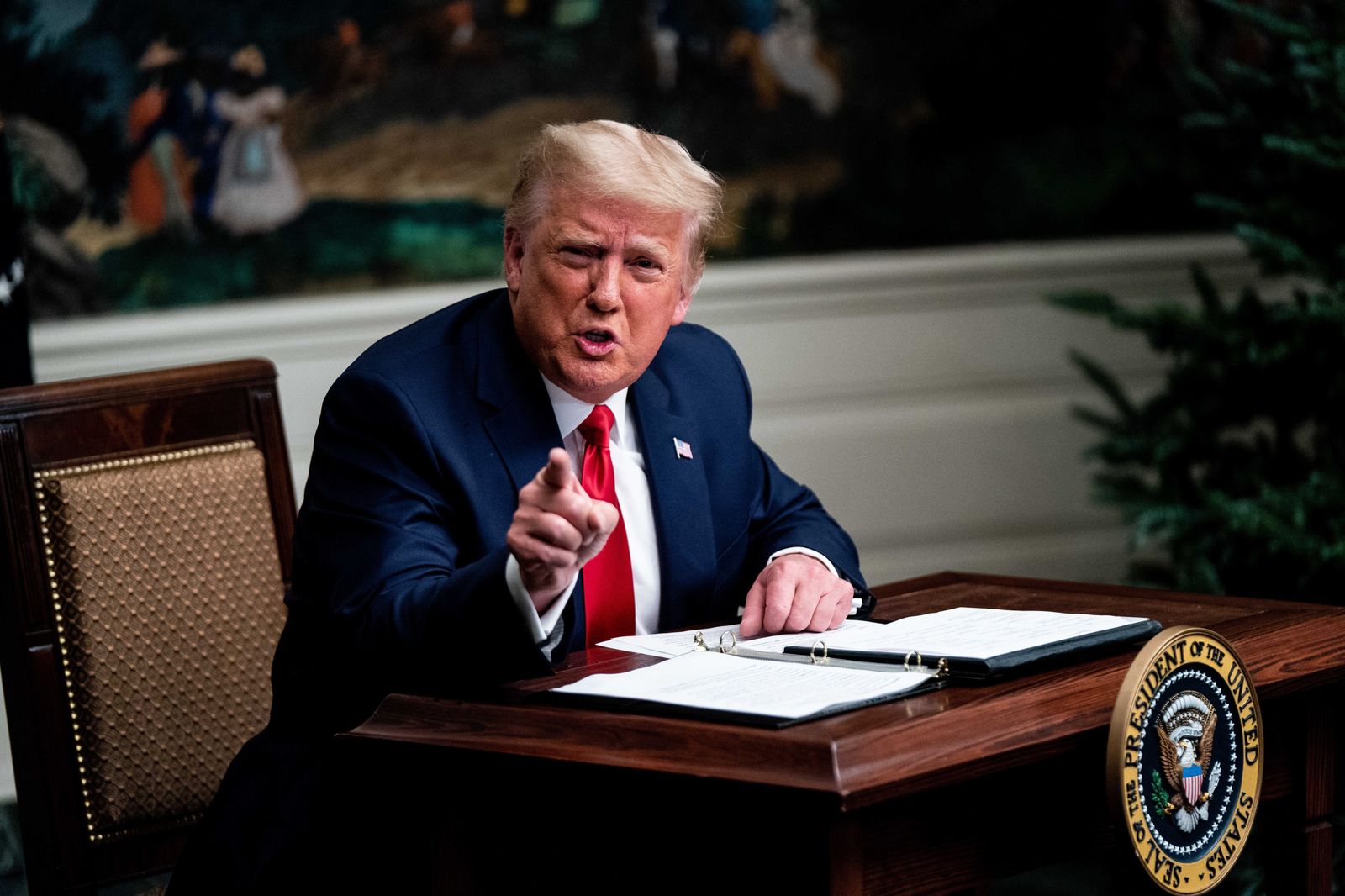 El presidente de EEUU, Donald Trump.
