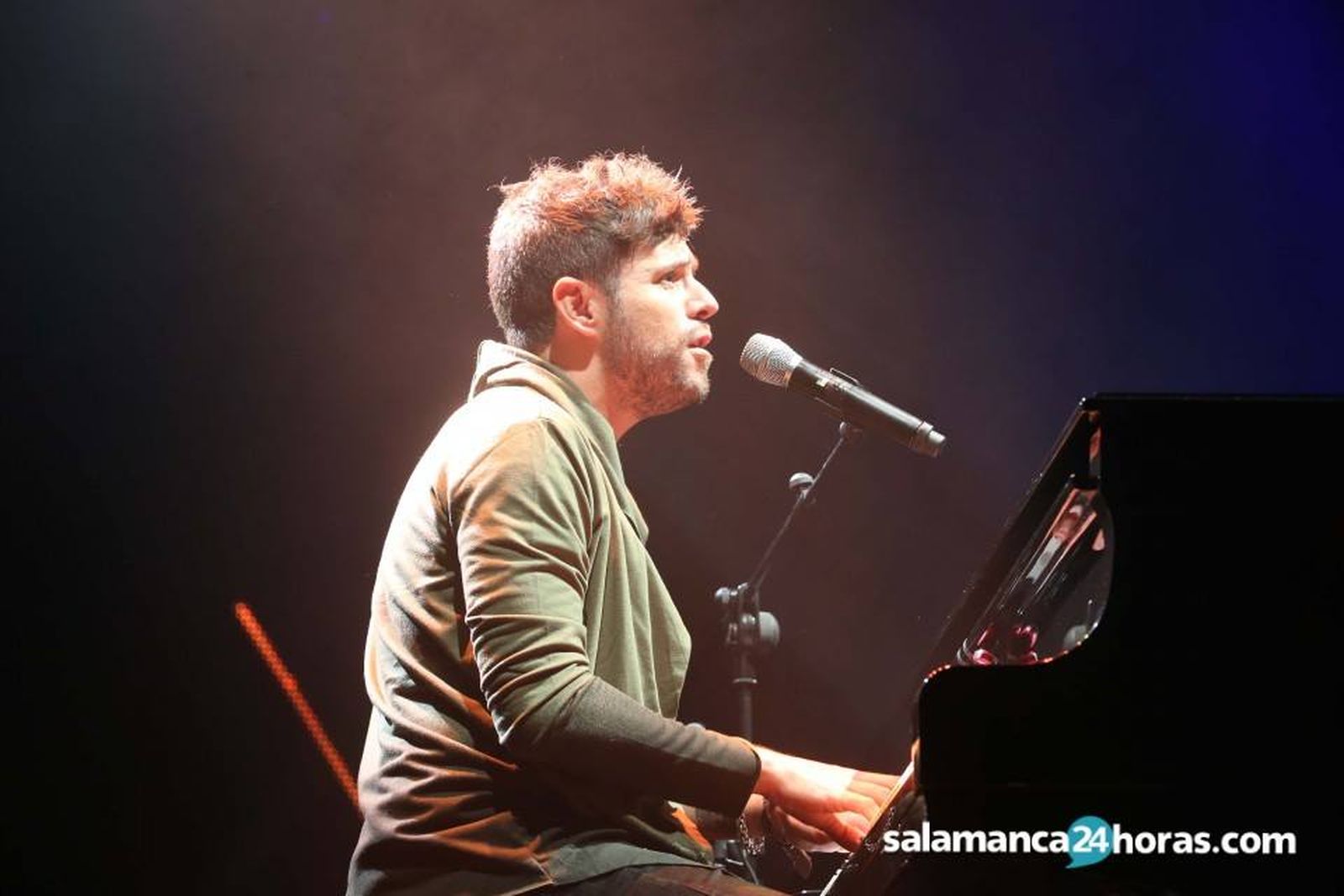 Pablo López en un concierto en Salamanca