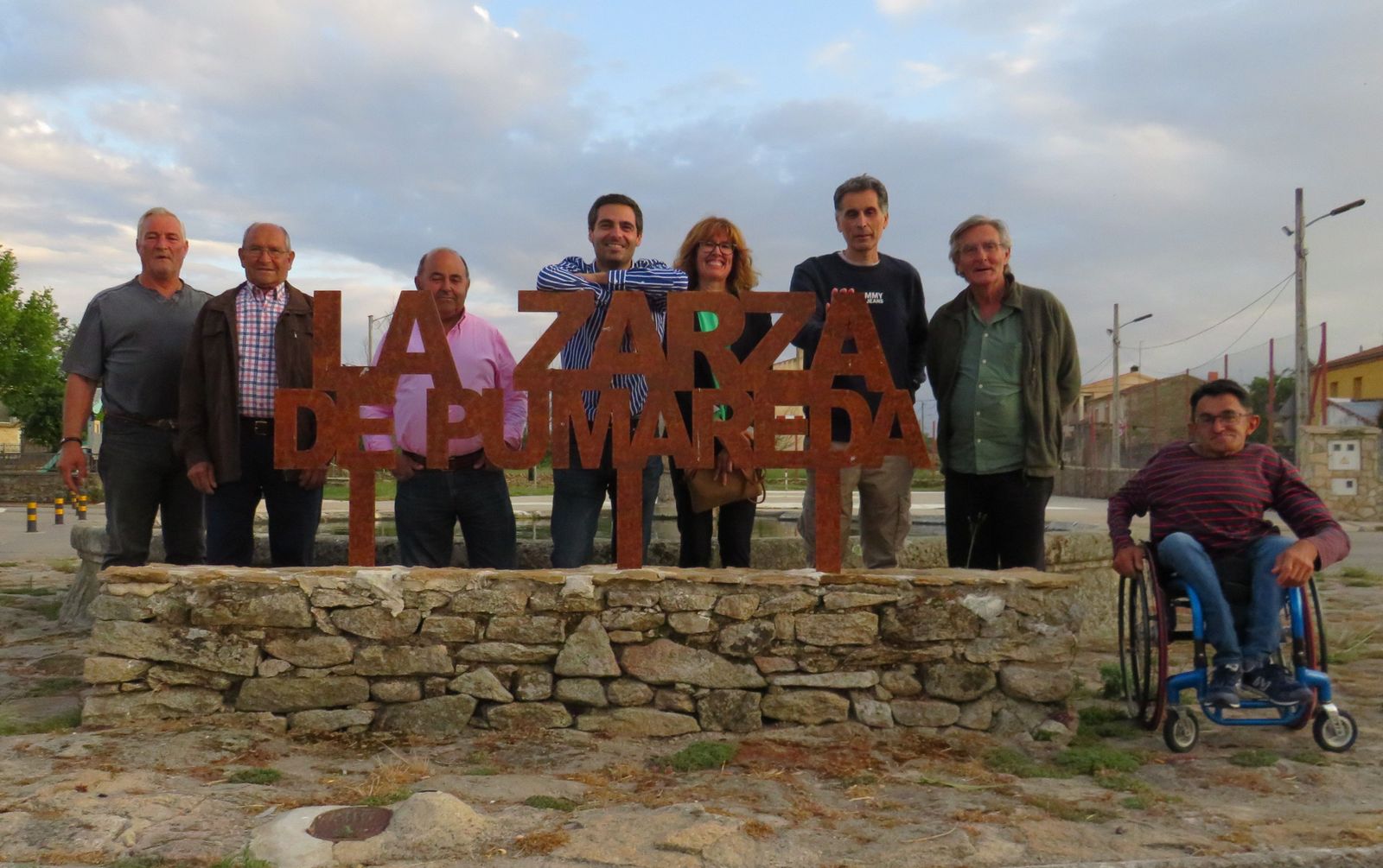 Candidatos de UPL de la comarca de Vitigudino, en La Zarza de Pumareda