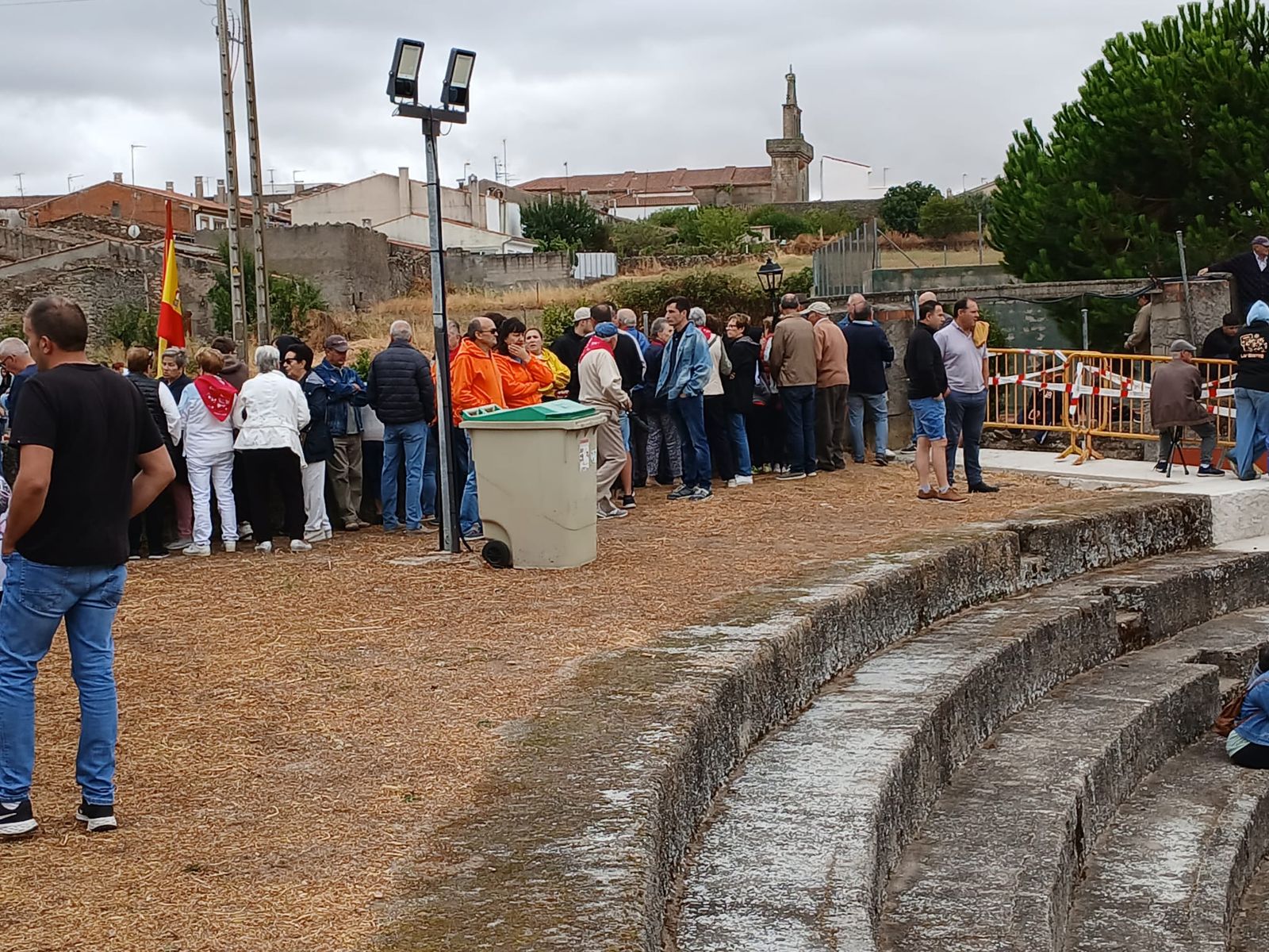 Segundo encierro con novillos de Valdeflores en Pereña de la Ribera
