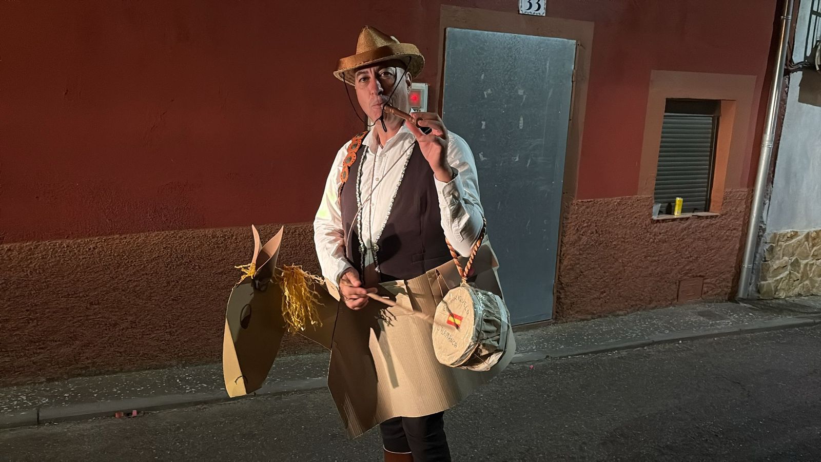 Desfile de carrozas en Pereña