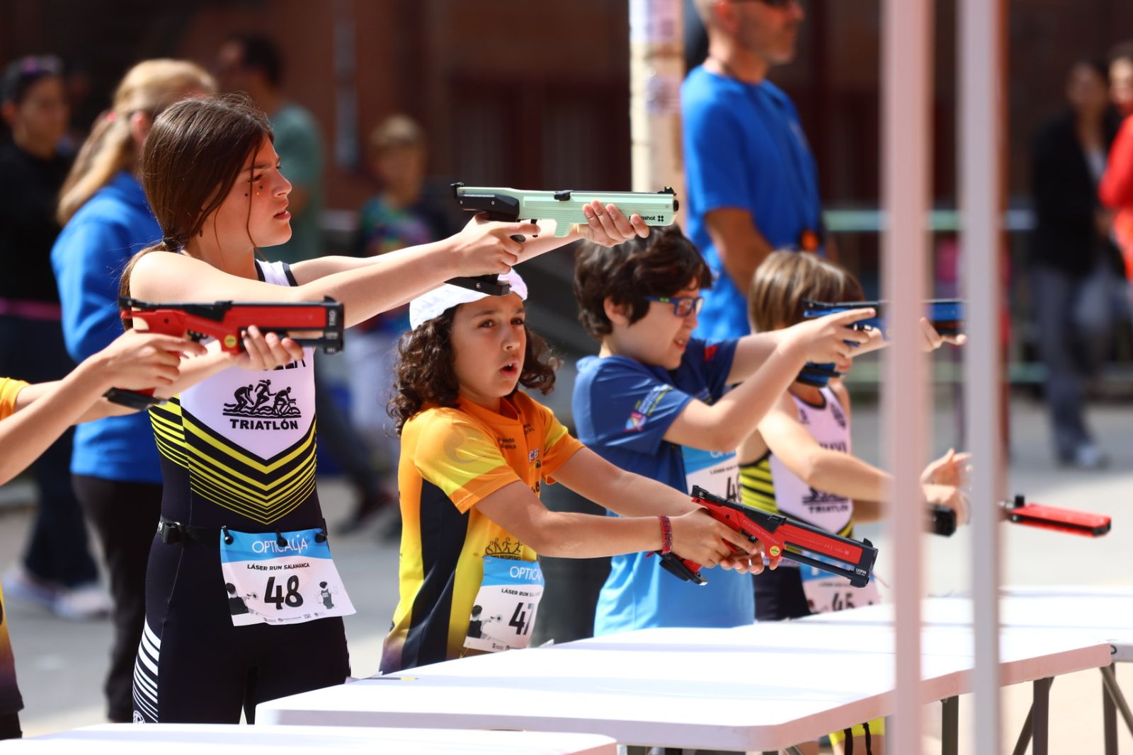 120 participantes participan en la jornada 'Descubre el Laser Run' de Salamanca