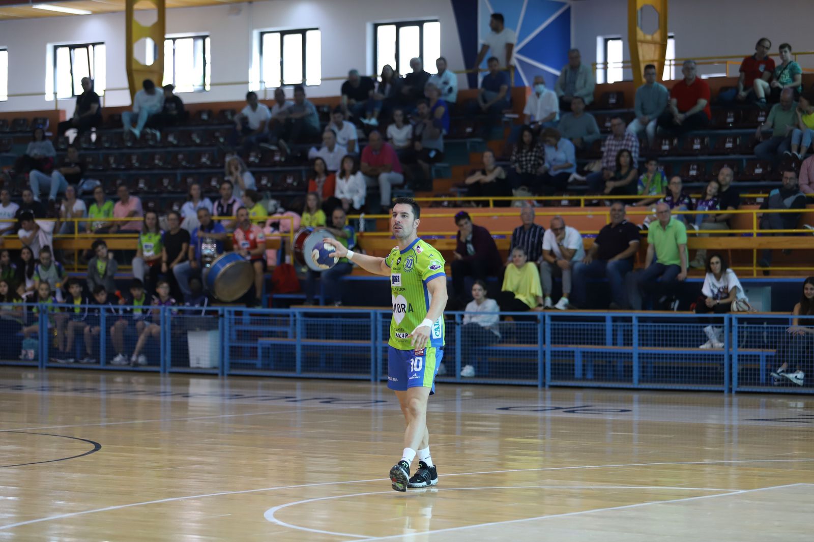 Jortos, jugador del Balonmano Zamora. Foto: María Lorenzo.
