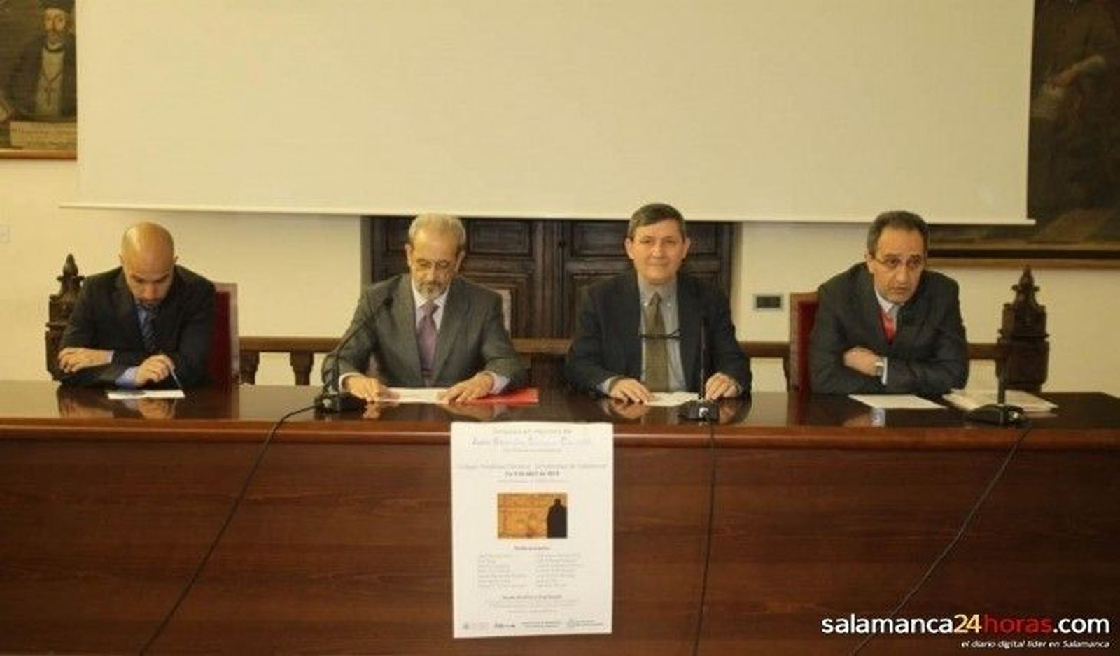 El rector preside el simposio en memoria de Sancho Guimerá