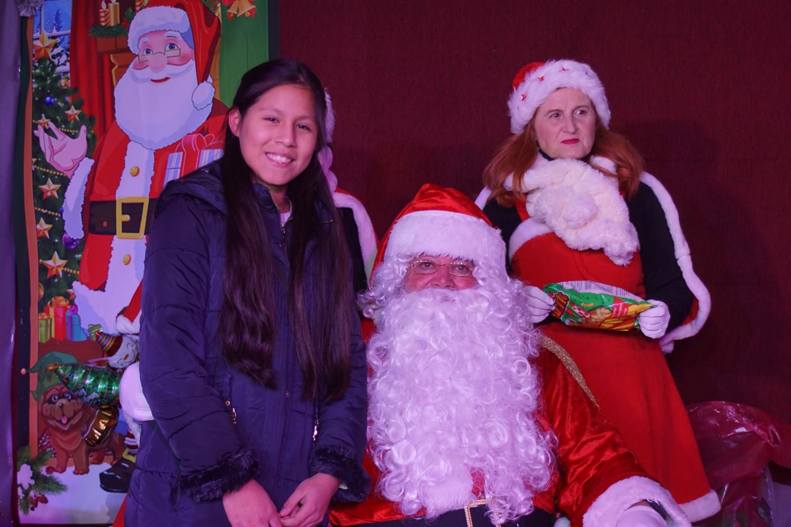 El Encinar recibe la visita de Papa Noel