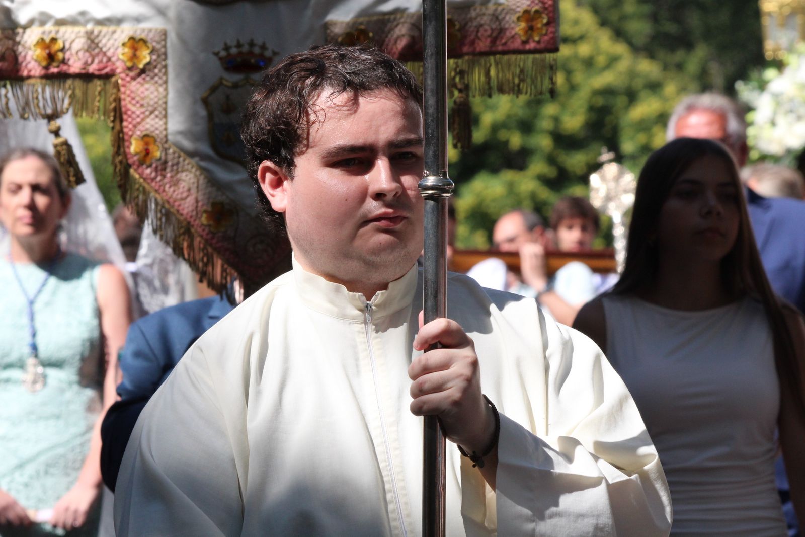Béjar, misa y procesión en el santuario de Nuestra Señora del Castañar