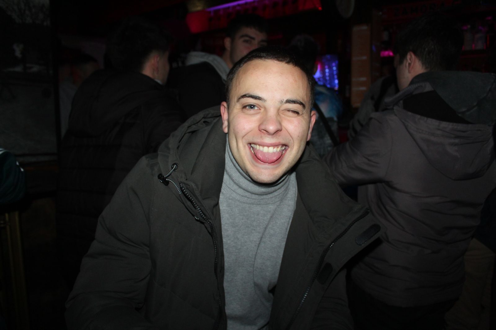 Salamanca de noche, sabado 24 de enero