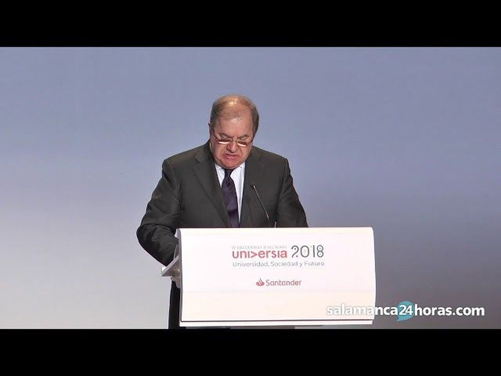Discurso de Juan Vicente Herrera en el IV Encuentro de Rectores en Salamanca