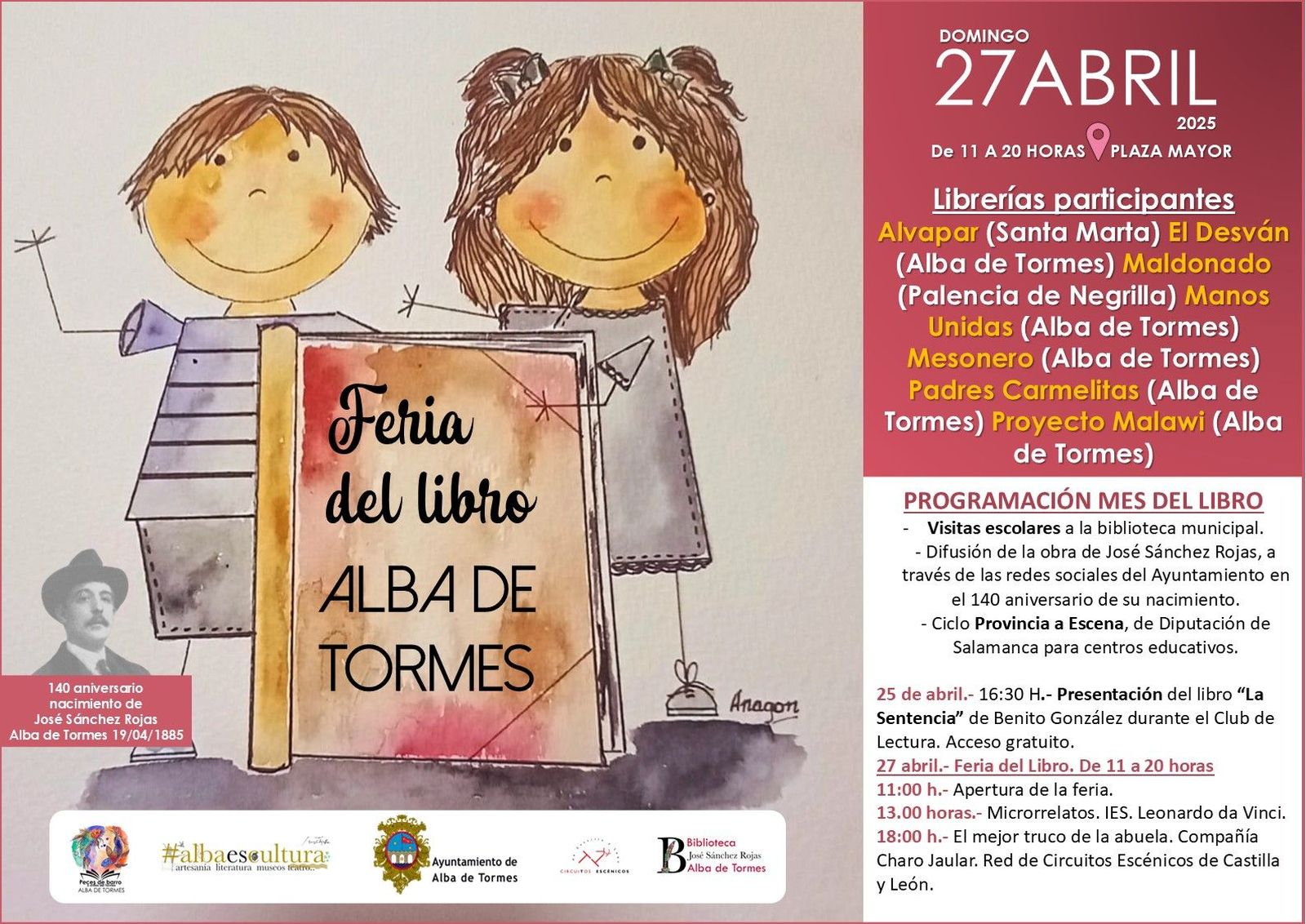 Cartel alba día libro 