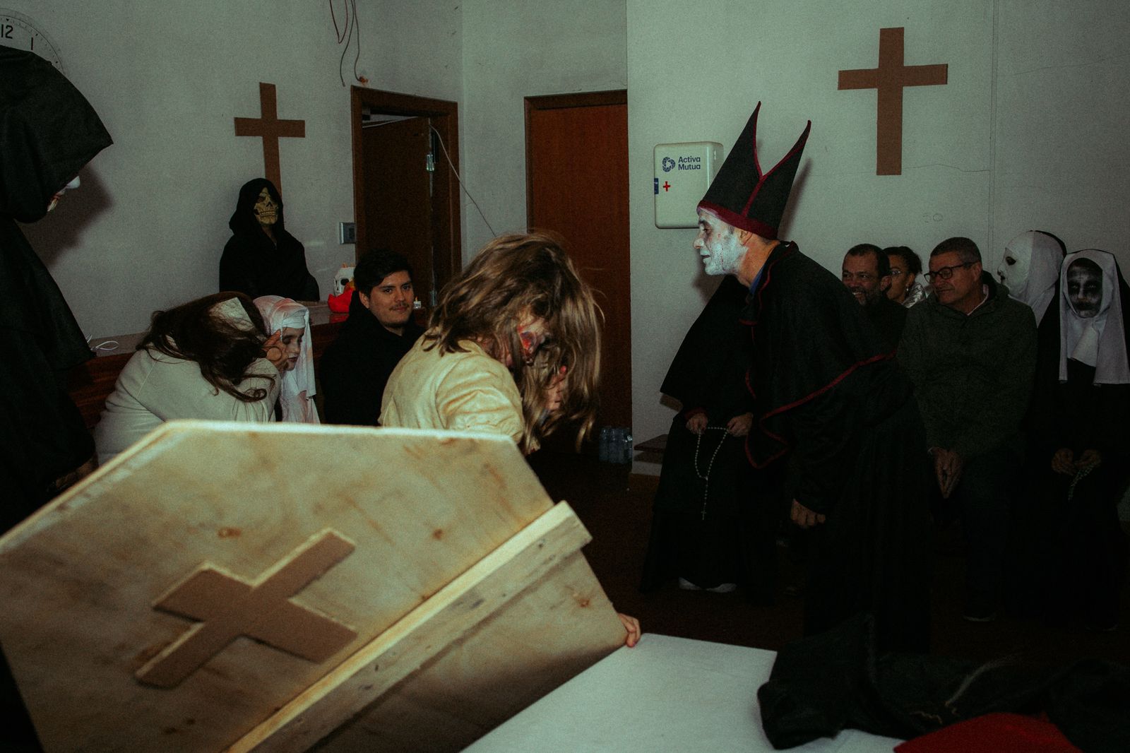 Pasaje del terror 'Exorcismo en el convento' en Pelabravo   fotos @nataliabautistta (60)