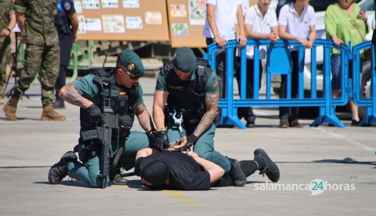 Exhibición canina del Centro Militar de Cría Caballar de Ávila y USECIC