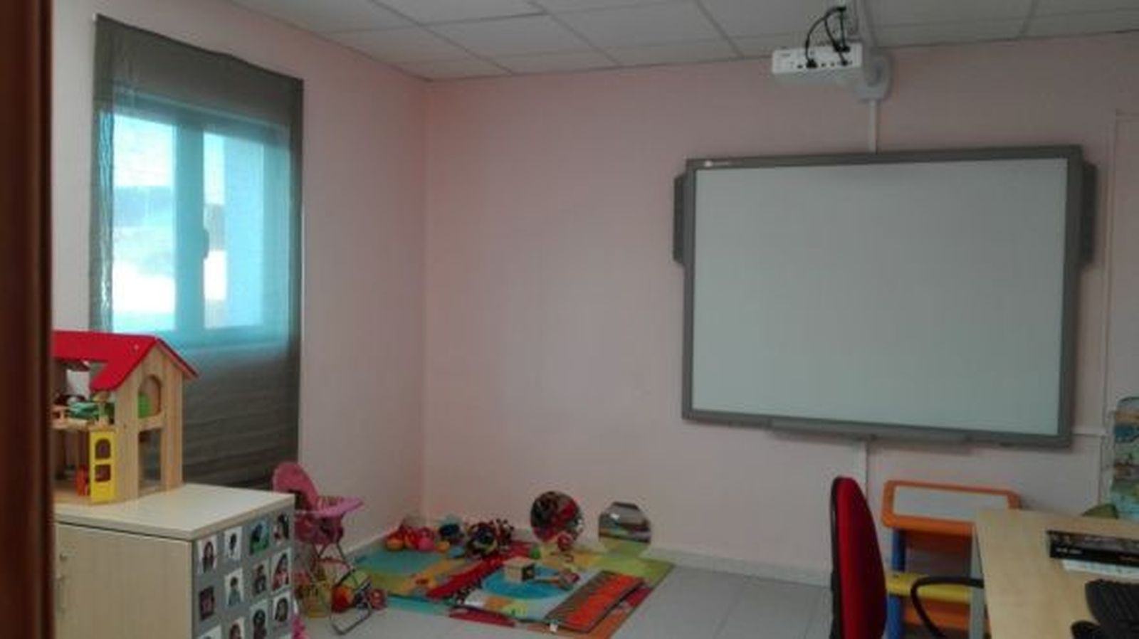 Sala de atención temprana y logopedia en la sede de Aspas 