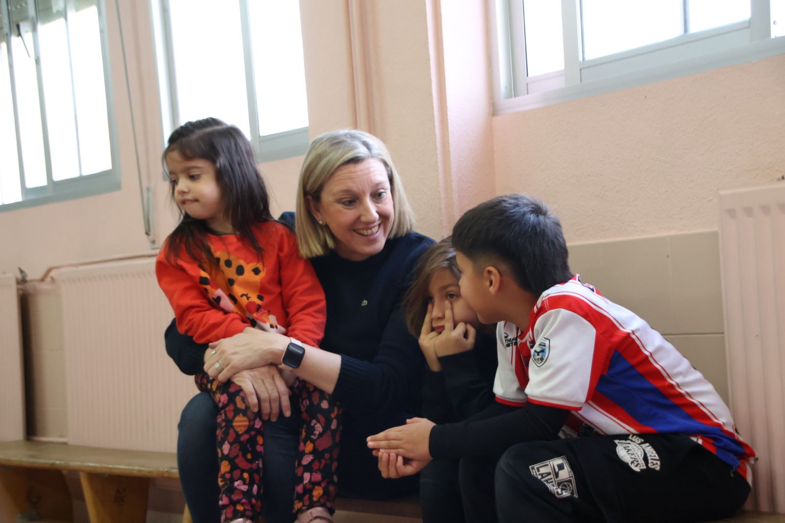 La vicepresidenta de la Junta de Castilla y León y consejera de Familia e Igualdad de Oportunidades, Isabel Blanco, visita a los participantes de 'Conciliamos Navidad'