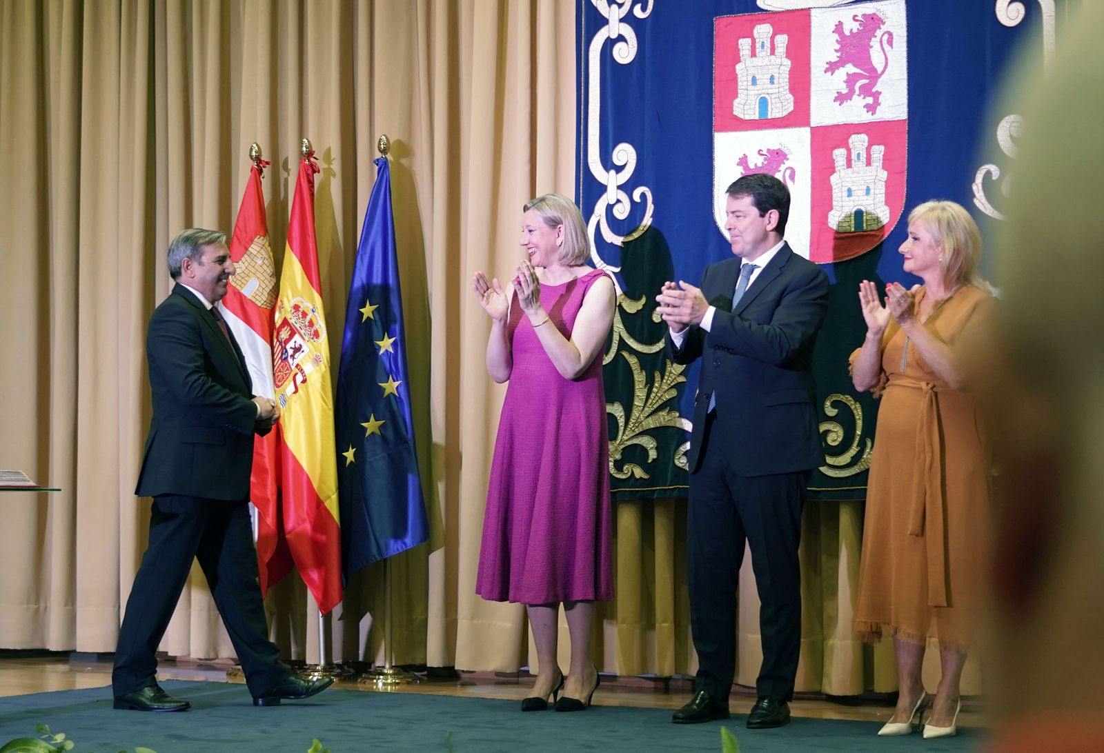 Toma de posesión de los nuevos consejeros de la Junta de Castilla y León tras la remodelación del equipo de gobierno por la baja de Vox | Foto: Rubén Cacho (Agencia ICAL)