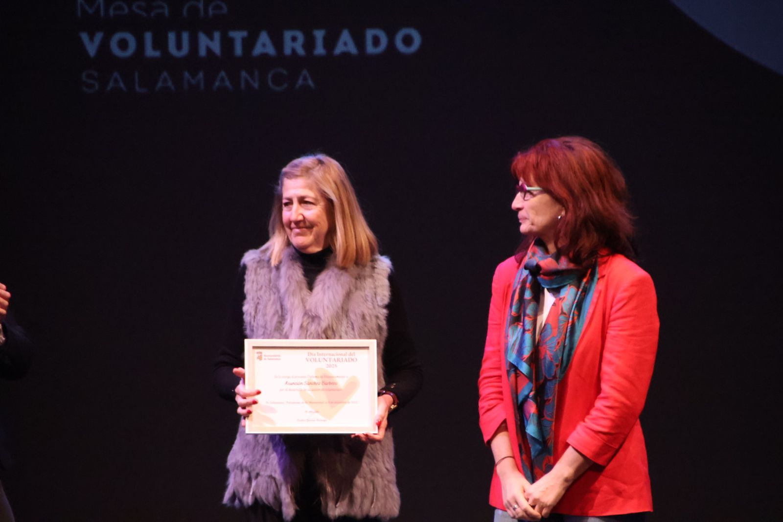 acto de reconocimiento de la labor solidaria con motivo del Día Internacional del Voluntariado