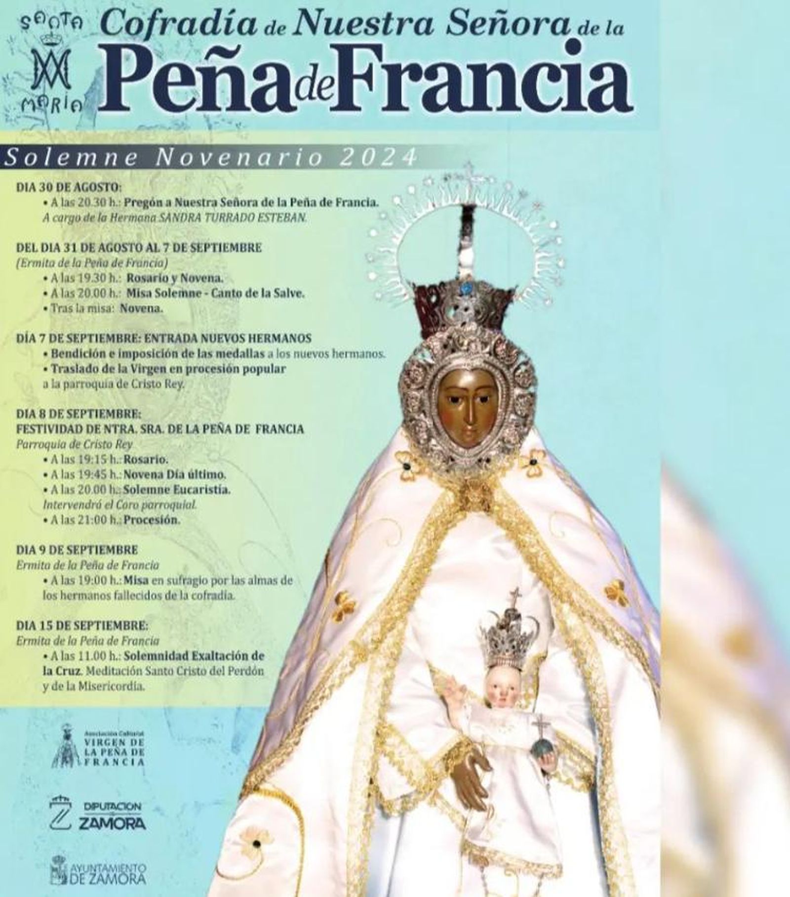 Novenario de la Cofradía de la Peña de Francia.