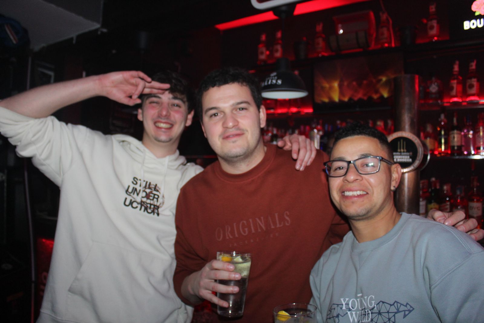 Salamanca de noche, sabado 24 de enero