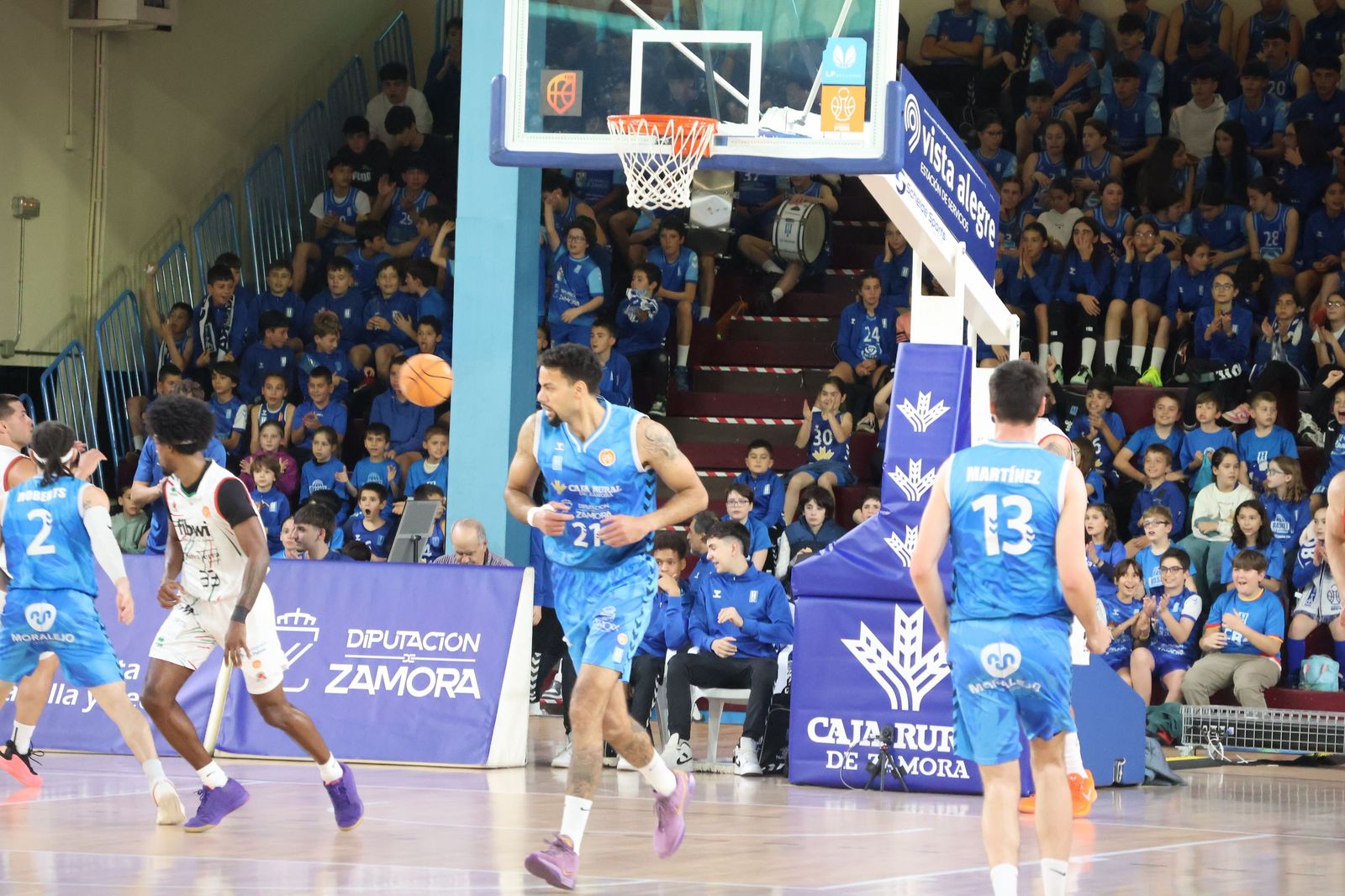 GALERÍA | El encuentro entre el CB Zamora y el Mallorca Basket, en imágenes