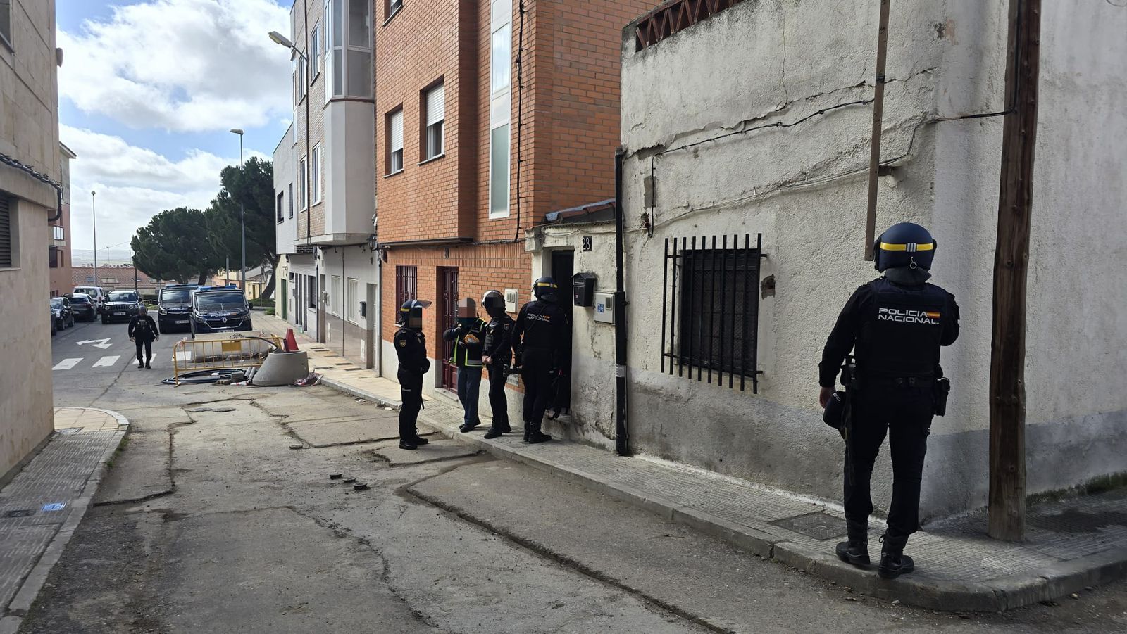 Intervención Policía Nacional calle de Santa Rosa de Lima