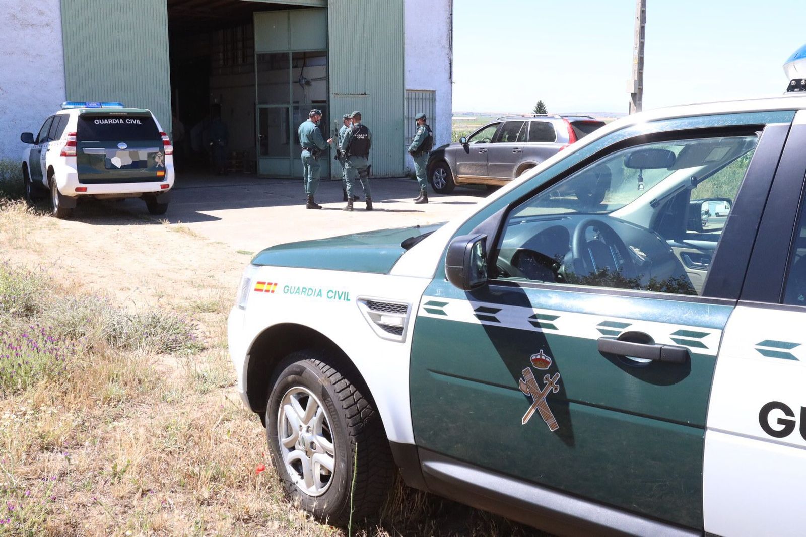 Operación Guardia Civil en Villoruela