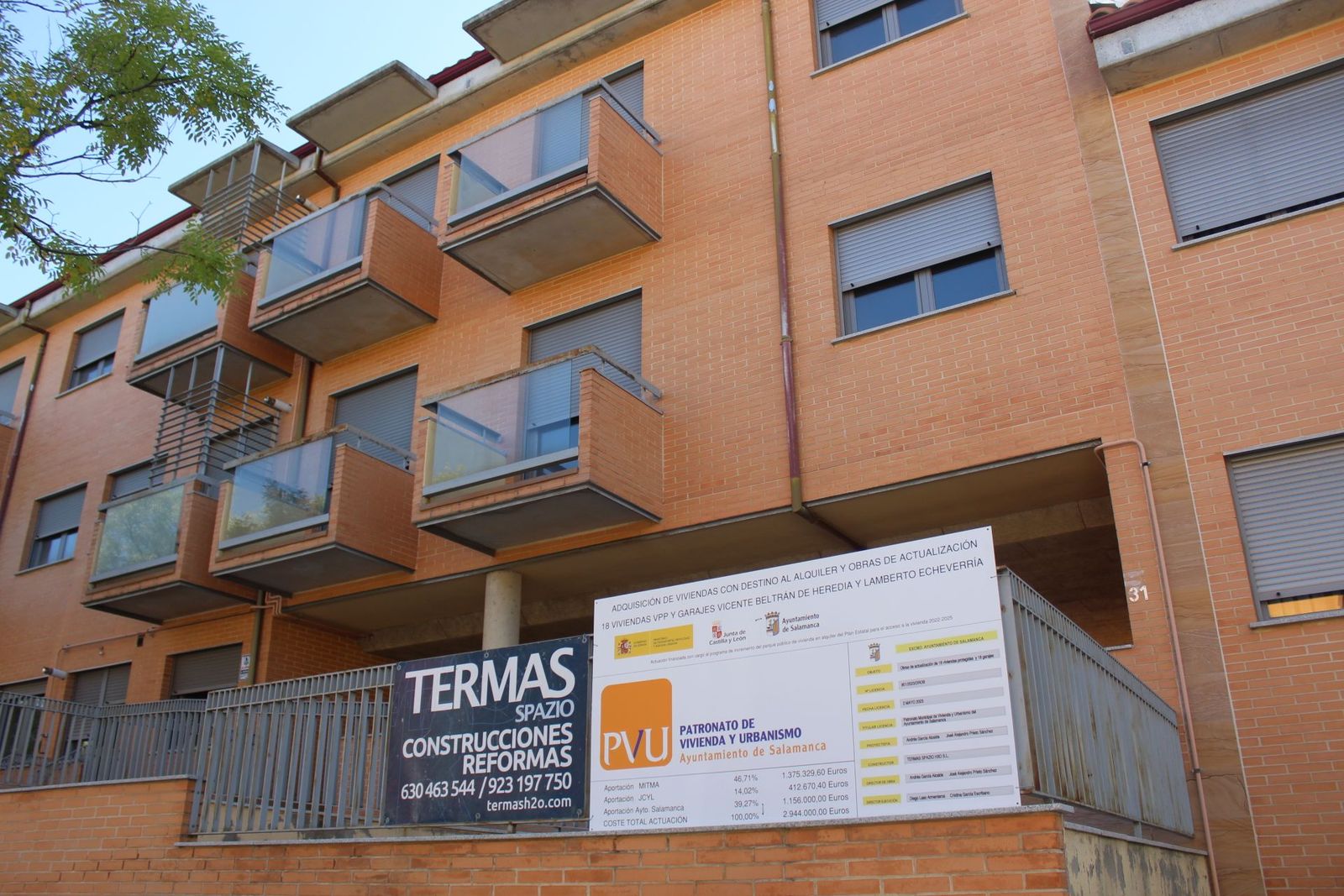 Las nuevas obras de vivienda publica