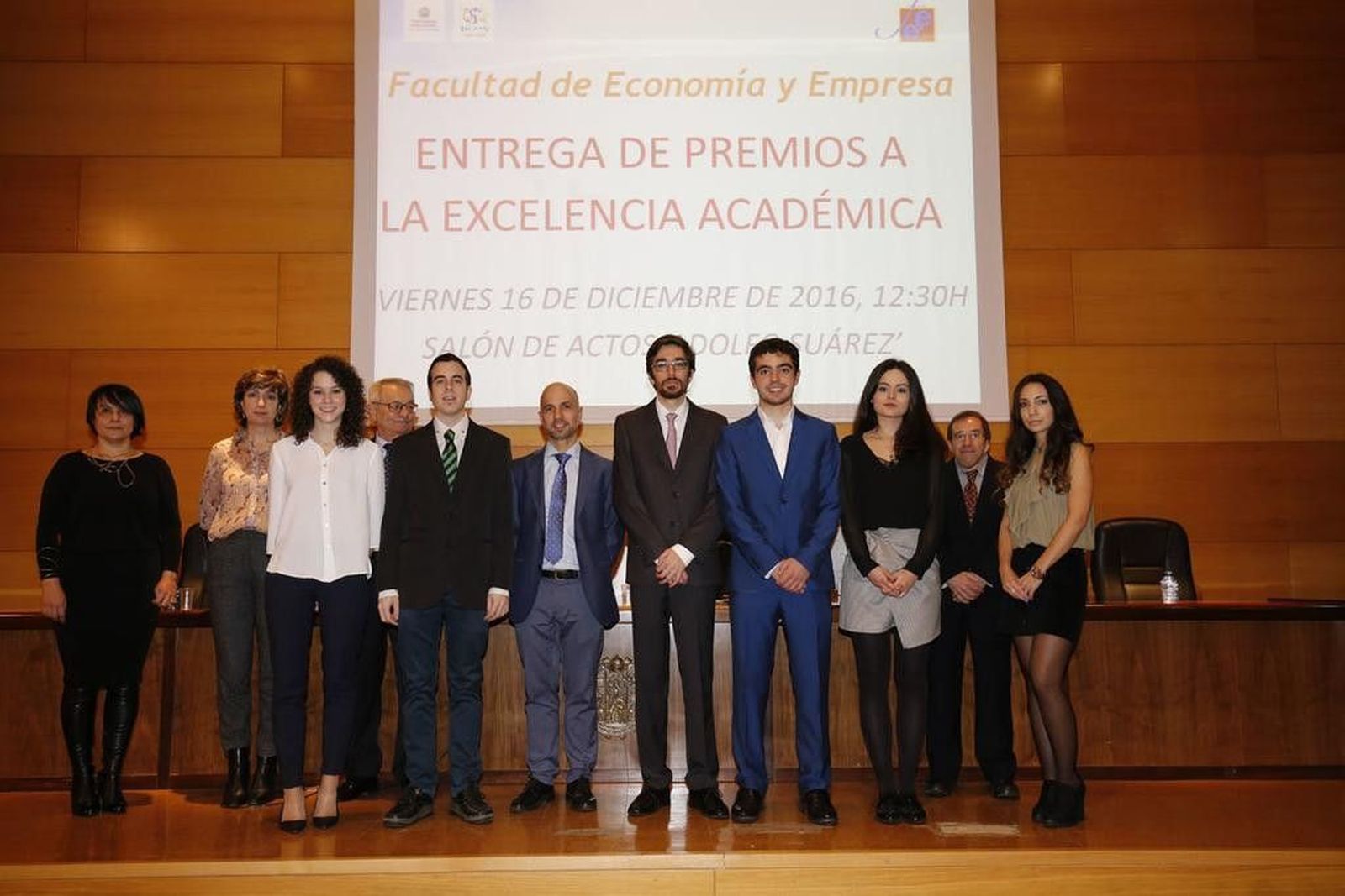La Facultad de Economía y Empresa entrega las Menciones a la Excelencia Académica