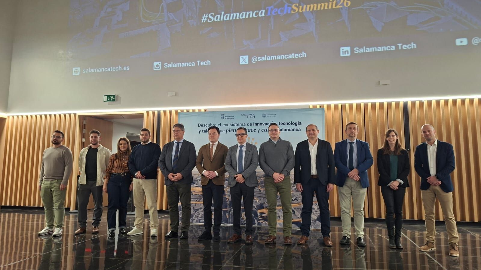 Inauguración del encuentro “Caminando hacia el Salamanca Tech Summit 2026”.