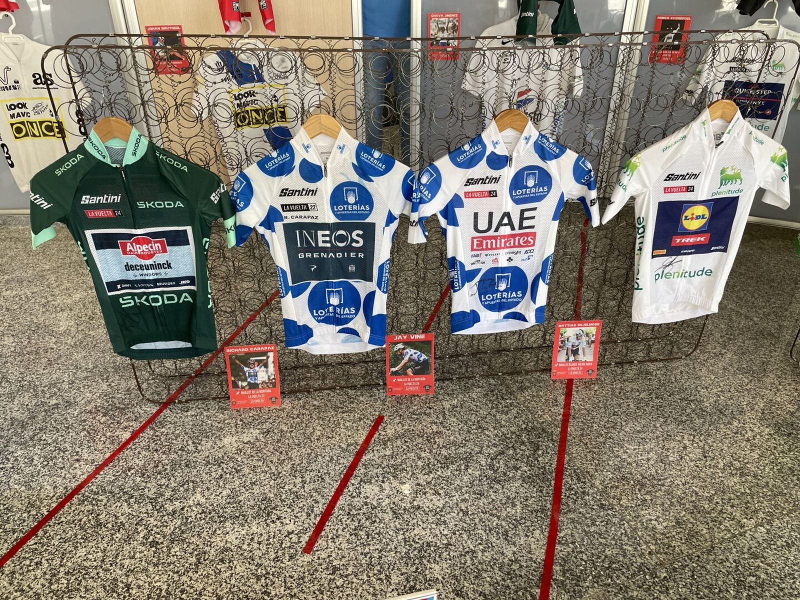 Exposición de 'maillots' de Guijuelo