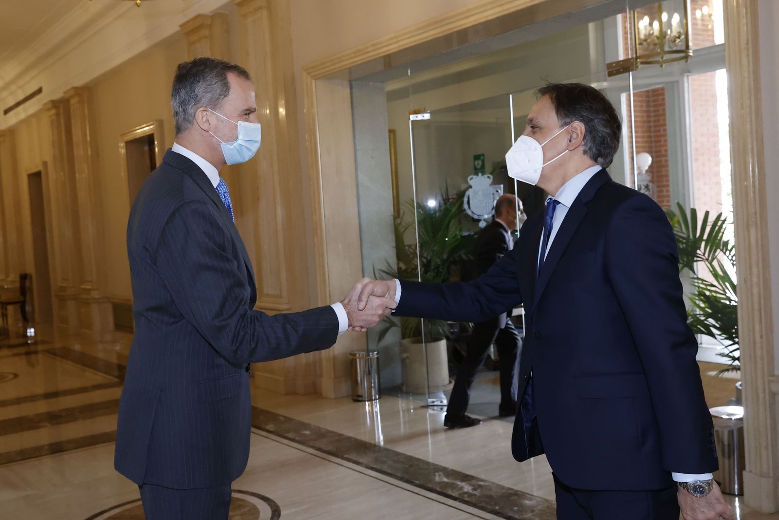 El Rey recibe a los miembros de la Asamblea del Grupo de Ciudades Patrimonio de la Humanidad © Casa de S.M. el Rey