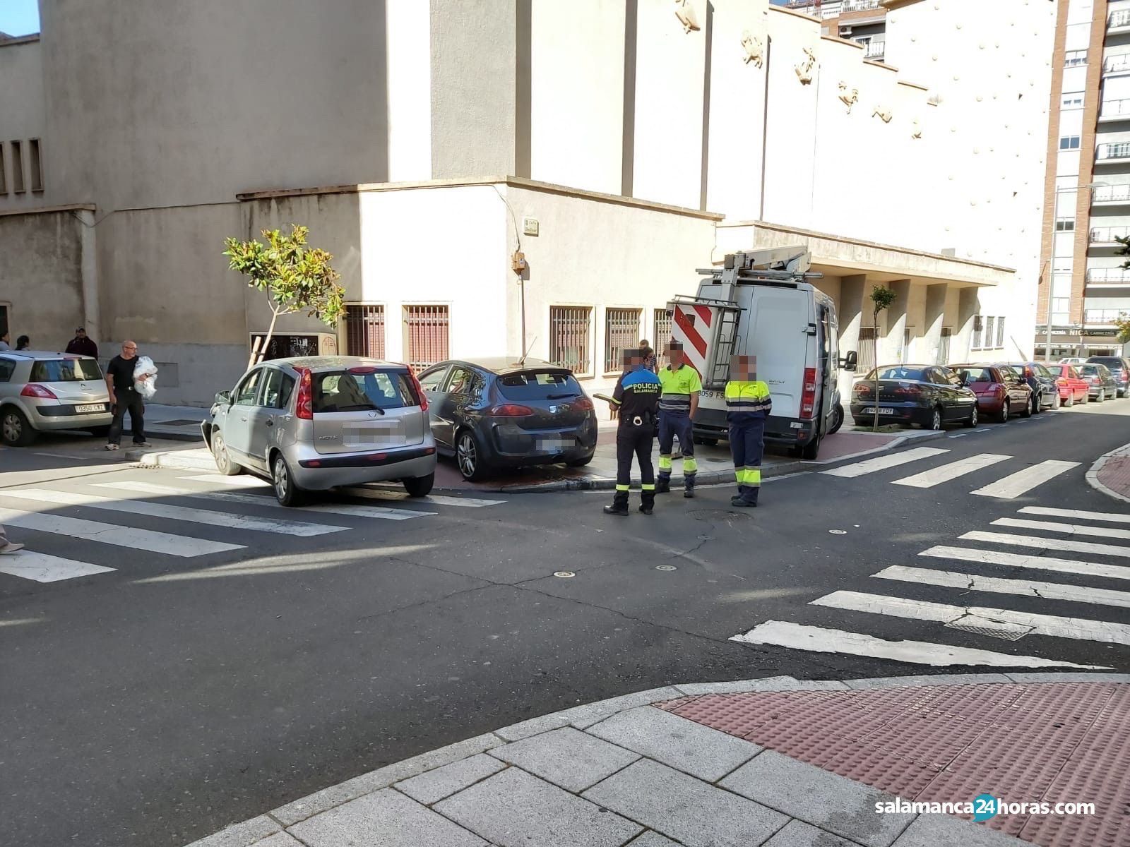 Accidente calle Agricultura y calle Bolivar