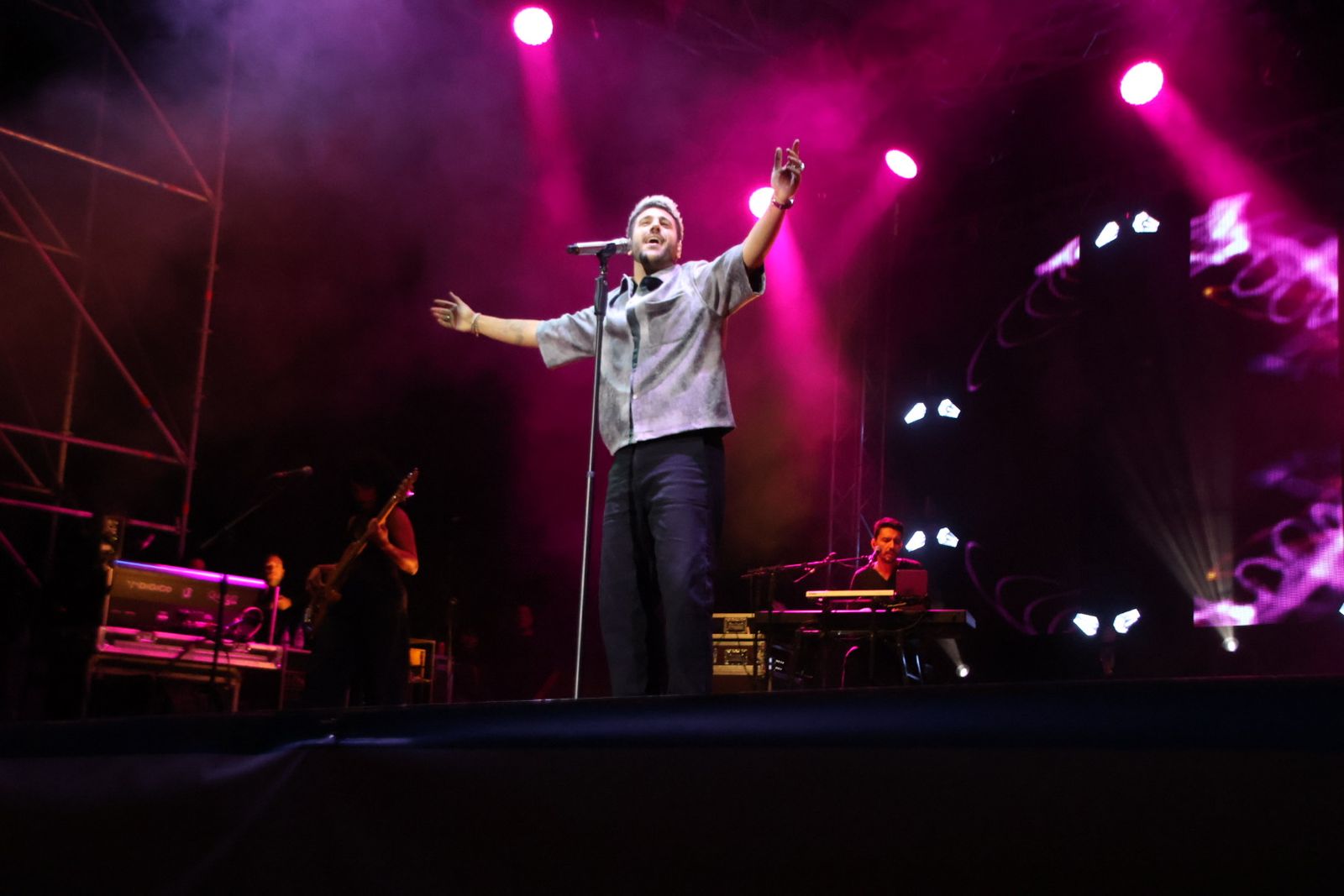 Concierto de Antonio José en la Plaza Mayor