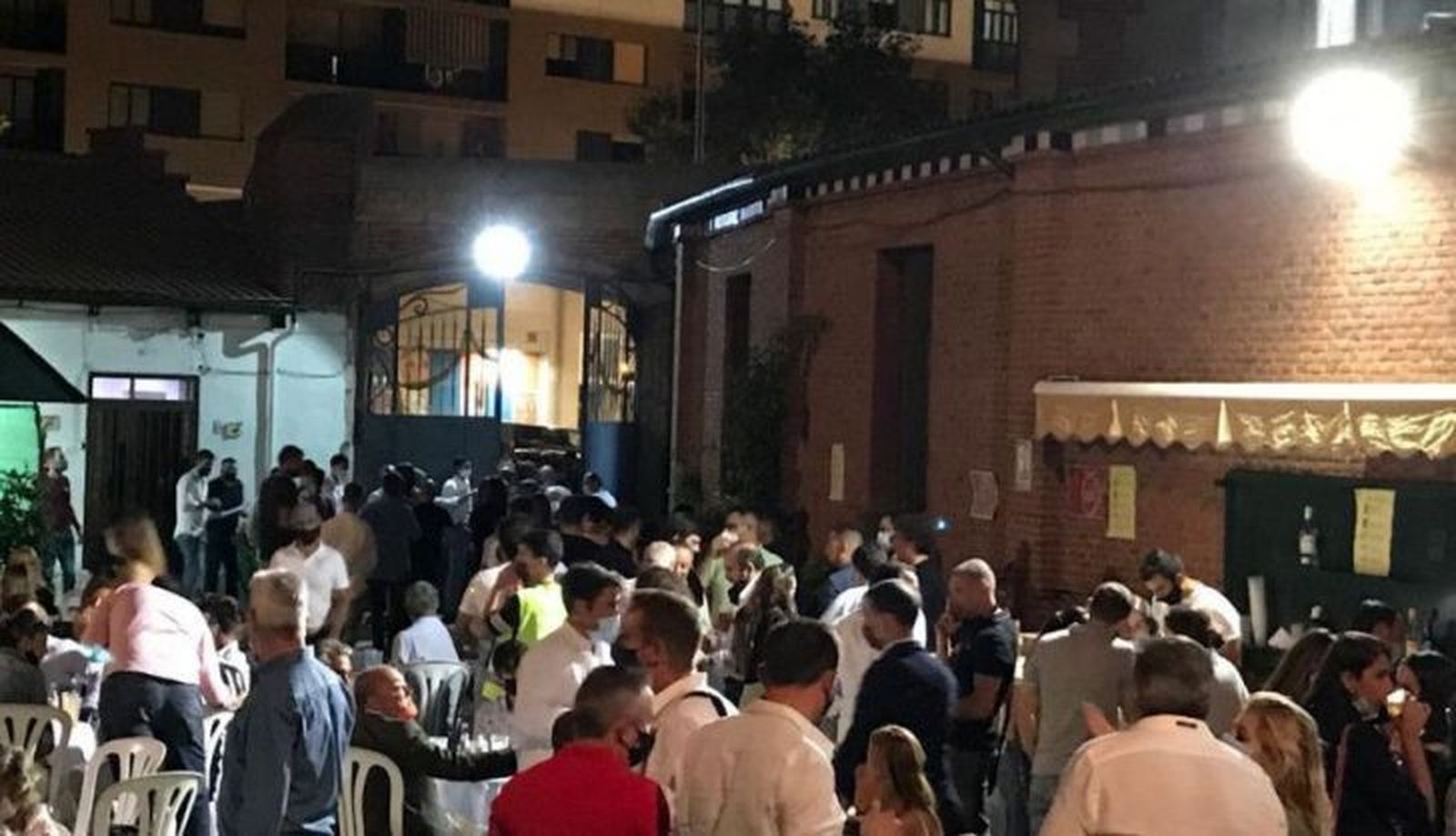 La fiesta celebrada el pasado mes de agosto tras el evento 'Destino La Glorieta', en la Plaza de Toros