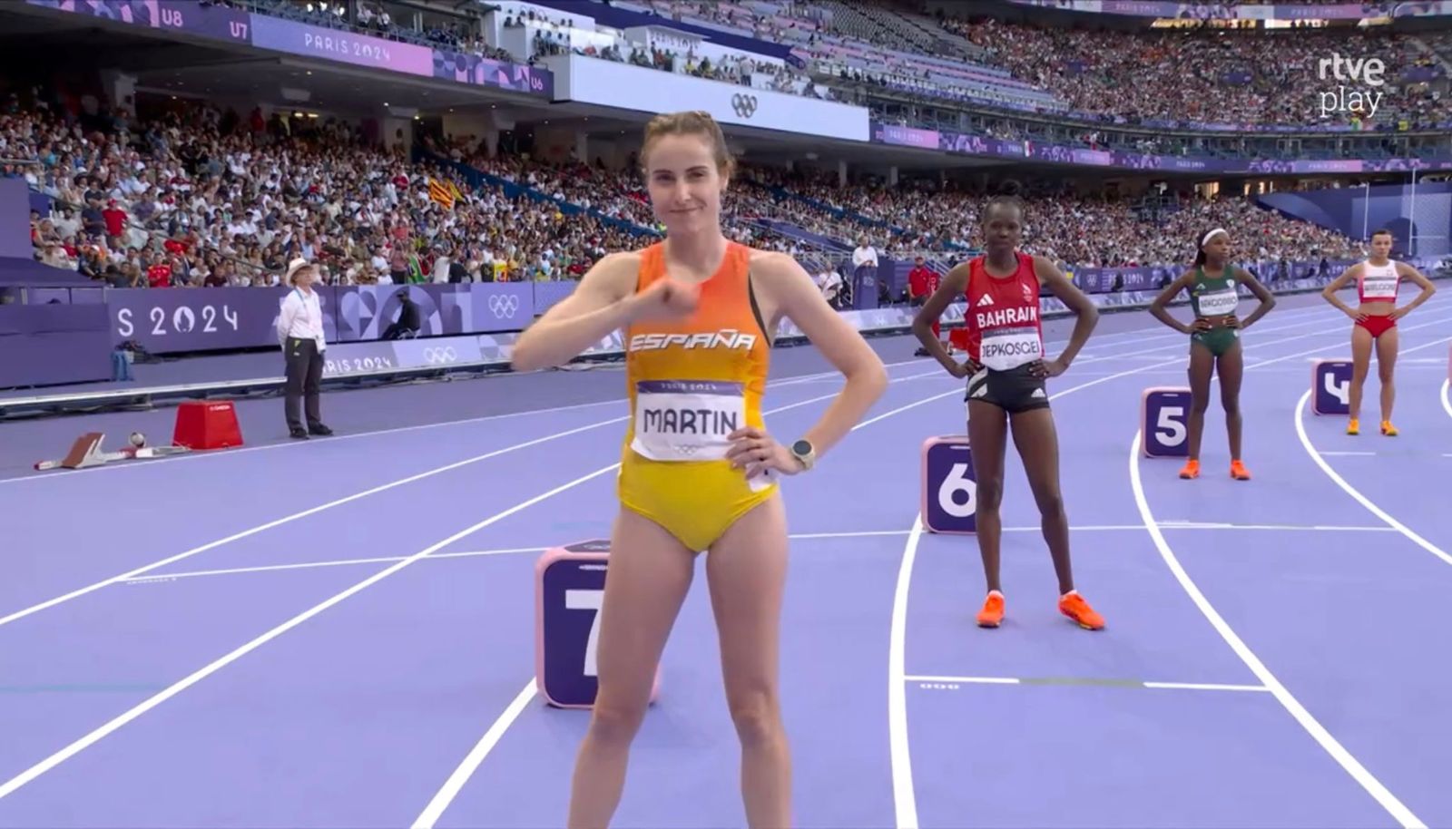 Lorena Martín en los Juegos Olímpicos.