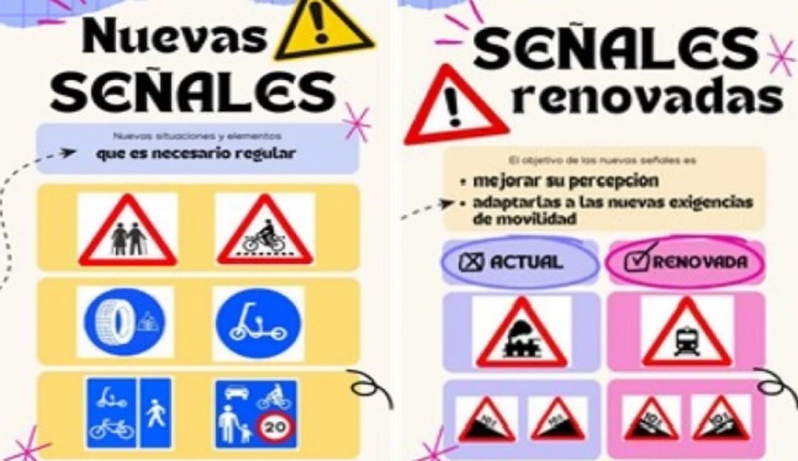 Nuevas señales de tráfico