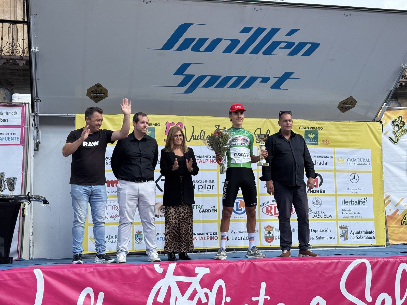 Entrega de premios de la 53ª Vuelta Ciclista a Salamanca