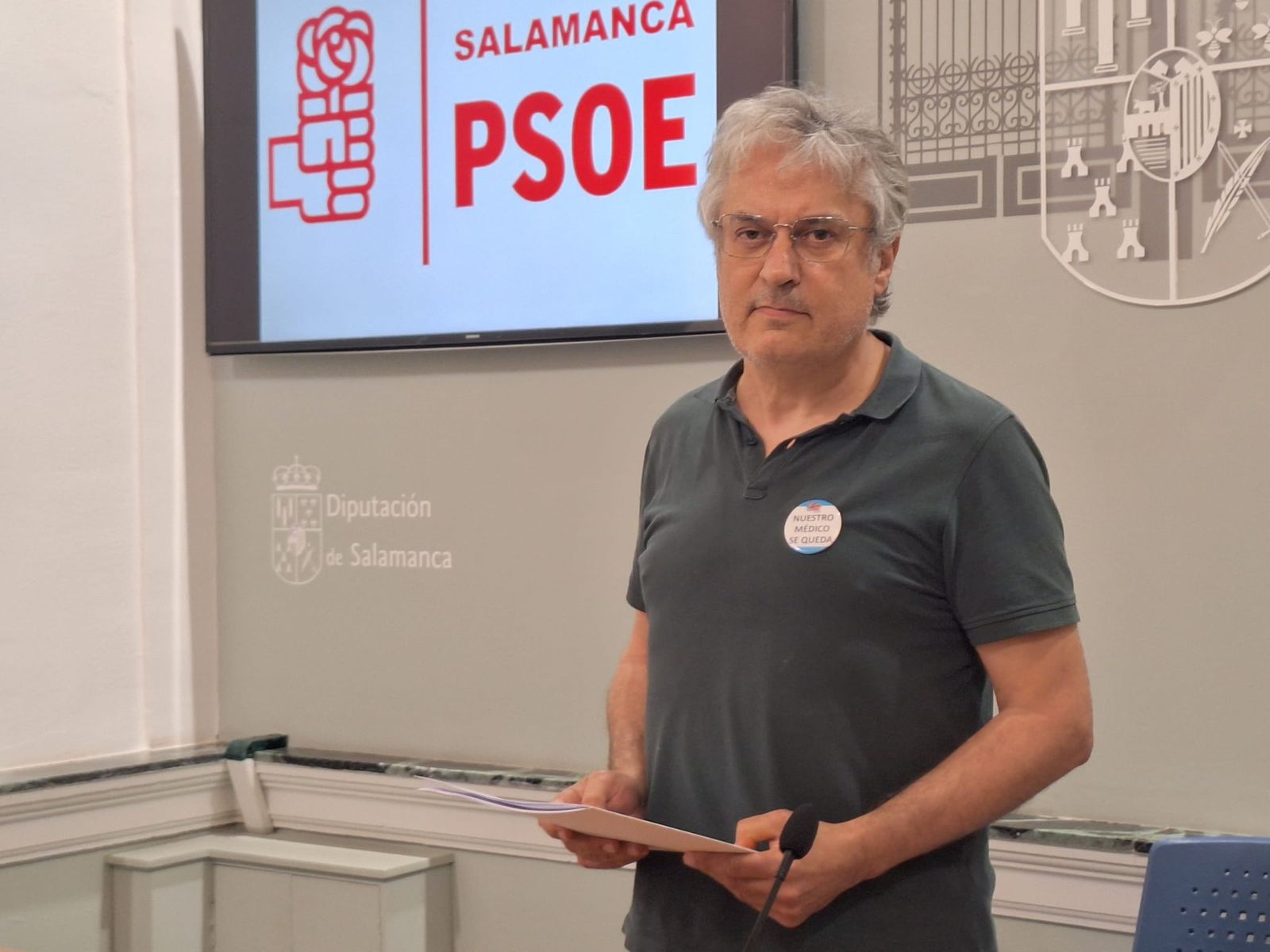 Fernando Rubio, portavoz del PSOE en la Diputación