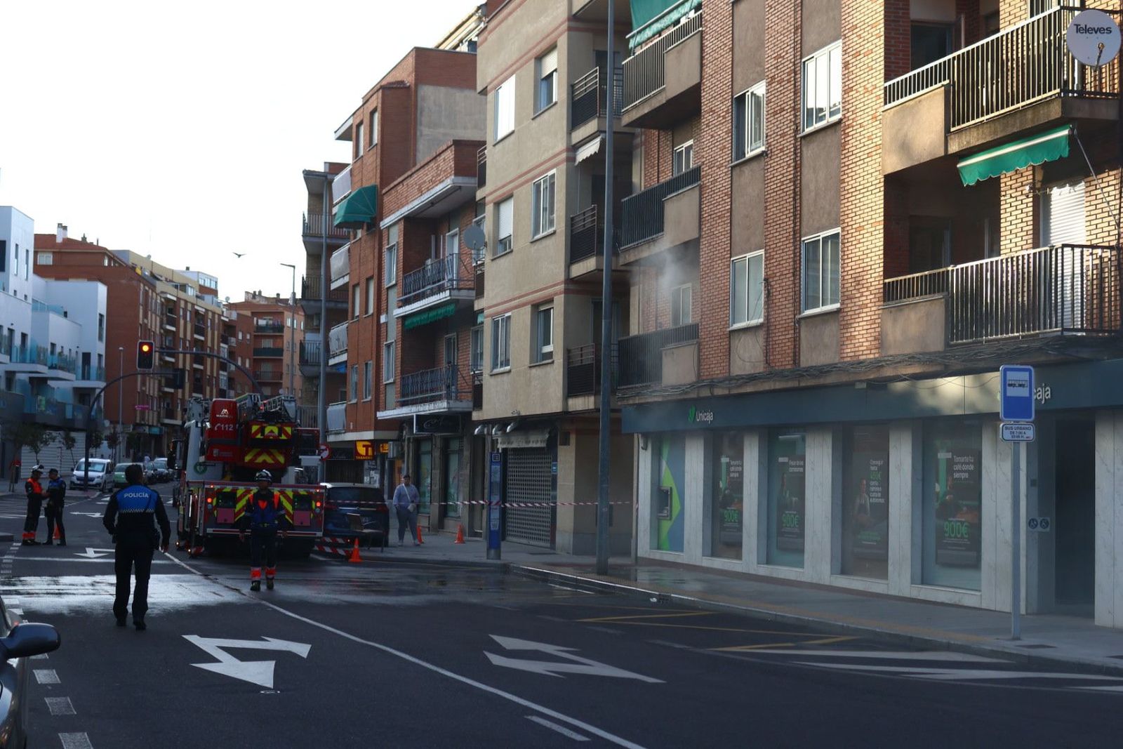 Incendio en una vivienda en Pizarrales