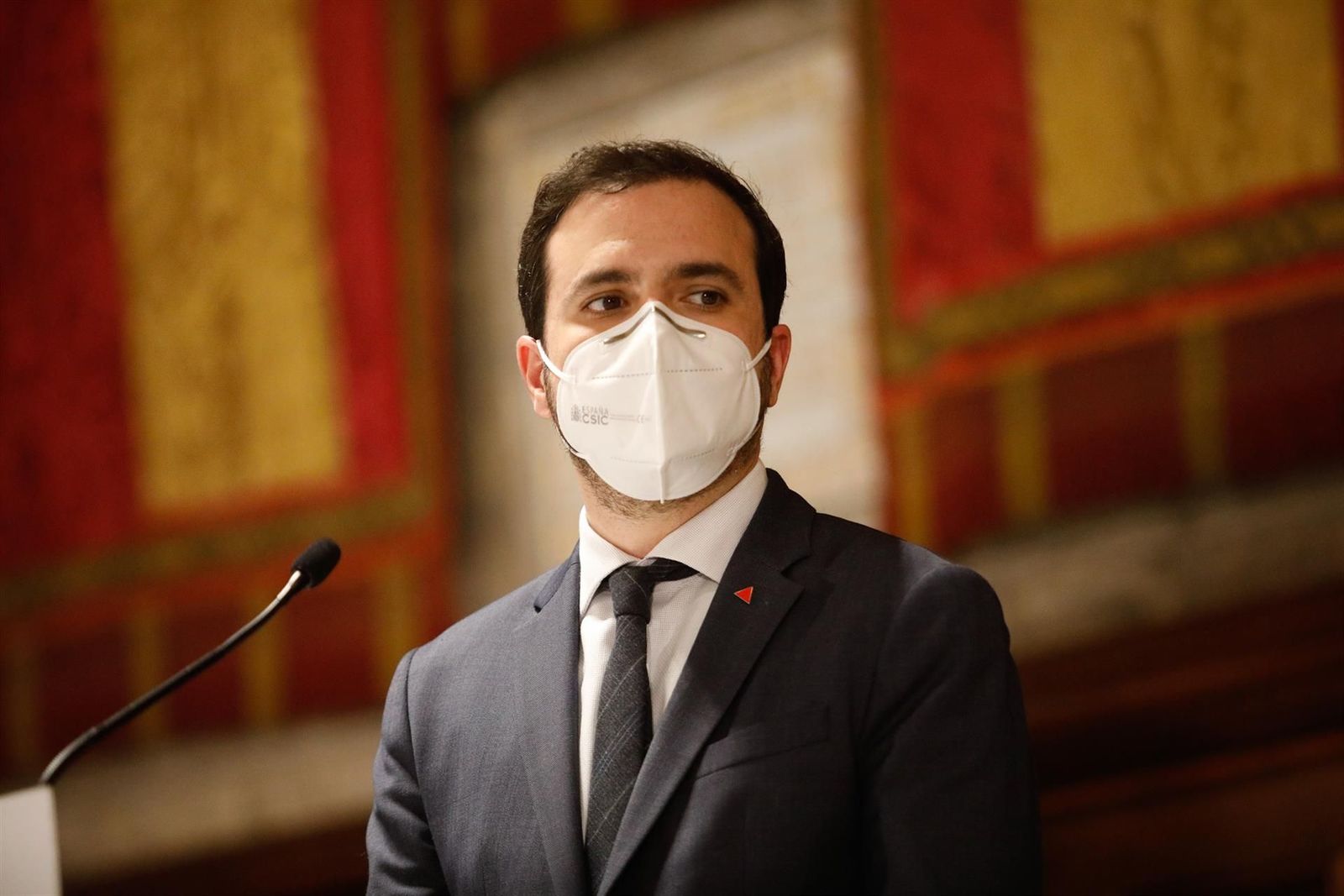 El ministro de Consumo y líder de IU, Alberto Garzón. | EP