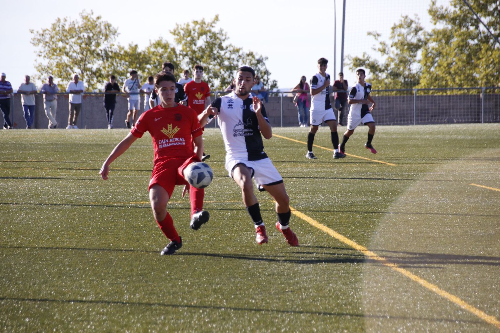 Imagen del derbi entre Unionistas y Santa Marta en Liga Nacional | FOTO SALAMANCA24HORAS.COM