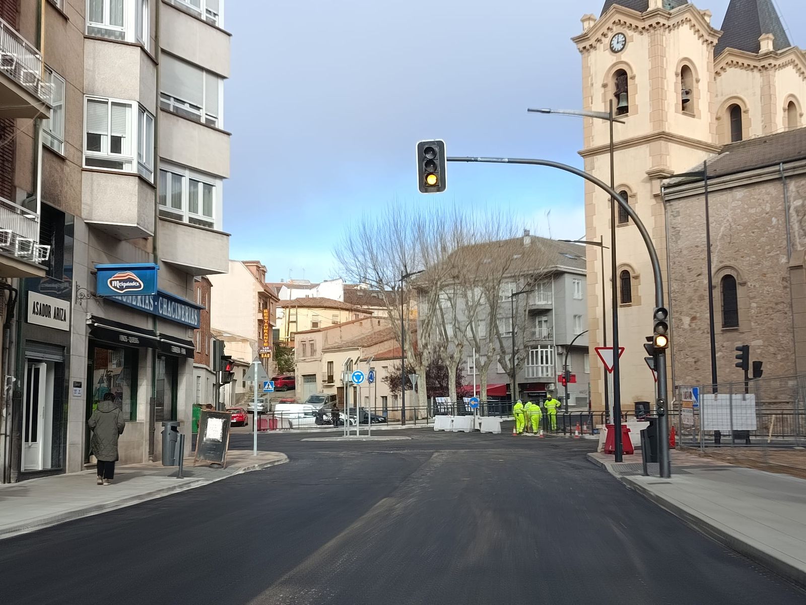 Reabierto al tráfico el tramo en la calle Puebla de Sanabria
