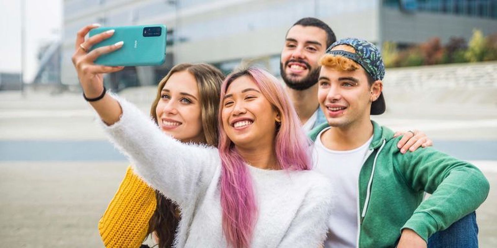 Selfie de jóvenes. EP