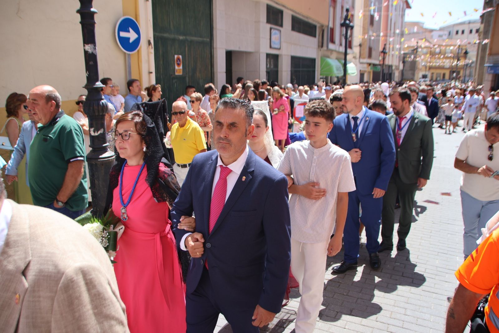 Procesión y ofrenda floral en honor de Nuestra Señora de la Asunción en Guijuelo