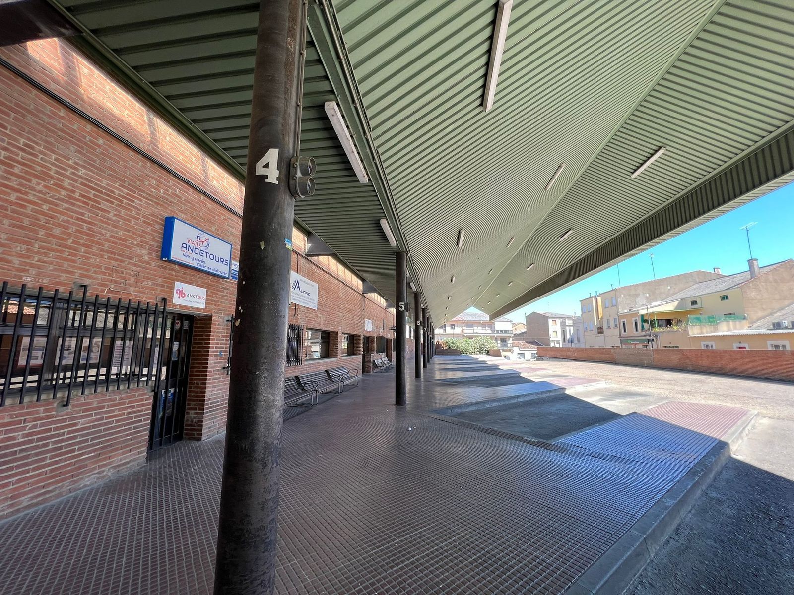 Estación de autobuses de Ciudad Rodrigo, imagen archivo