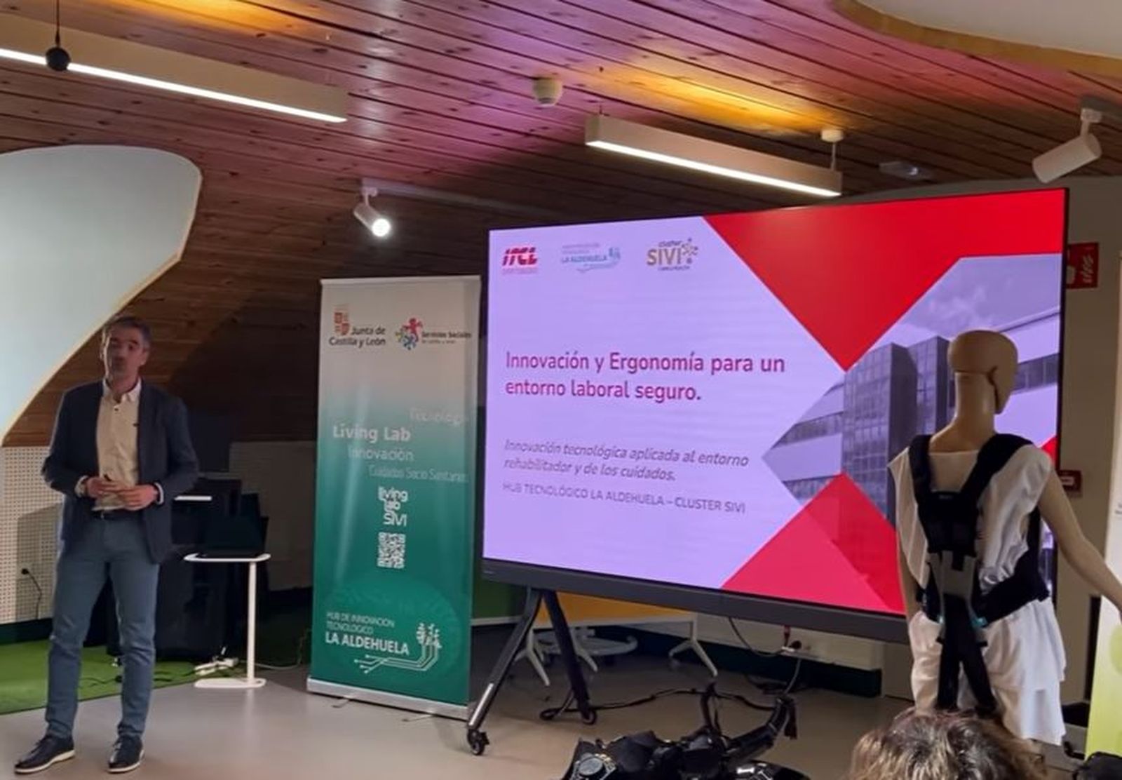 Un instante de la jornada.