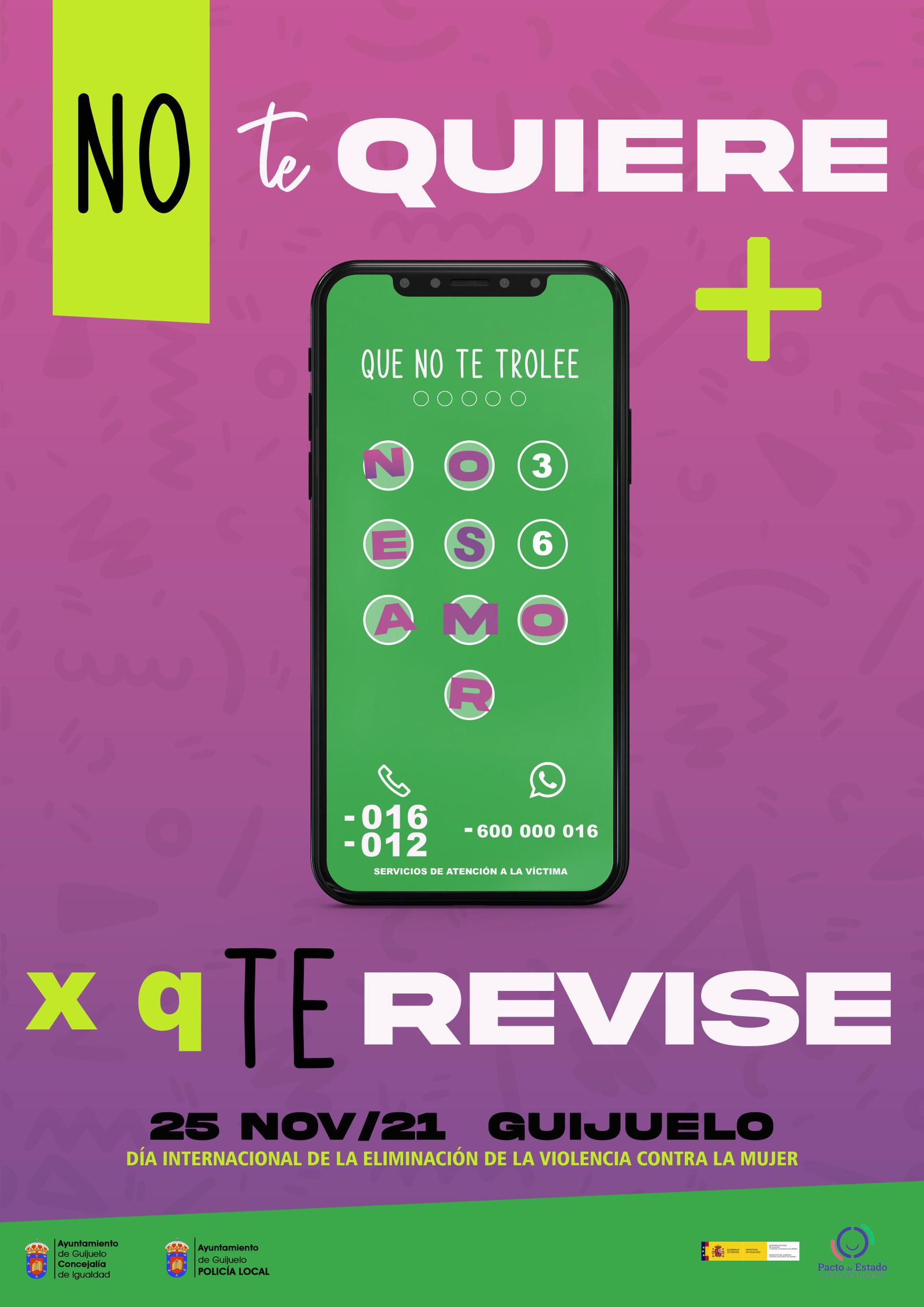 Cartel campaña por el 25N