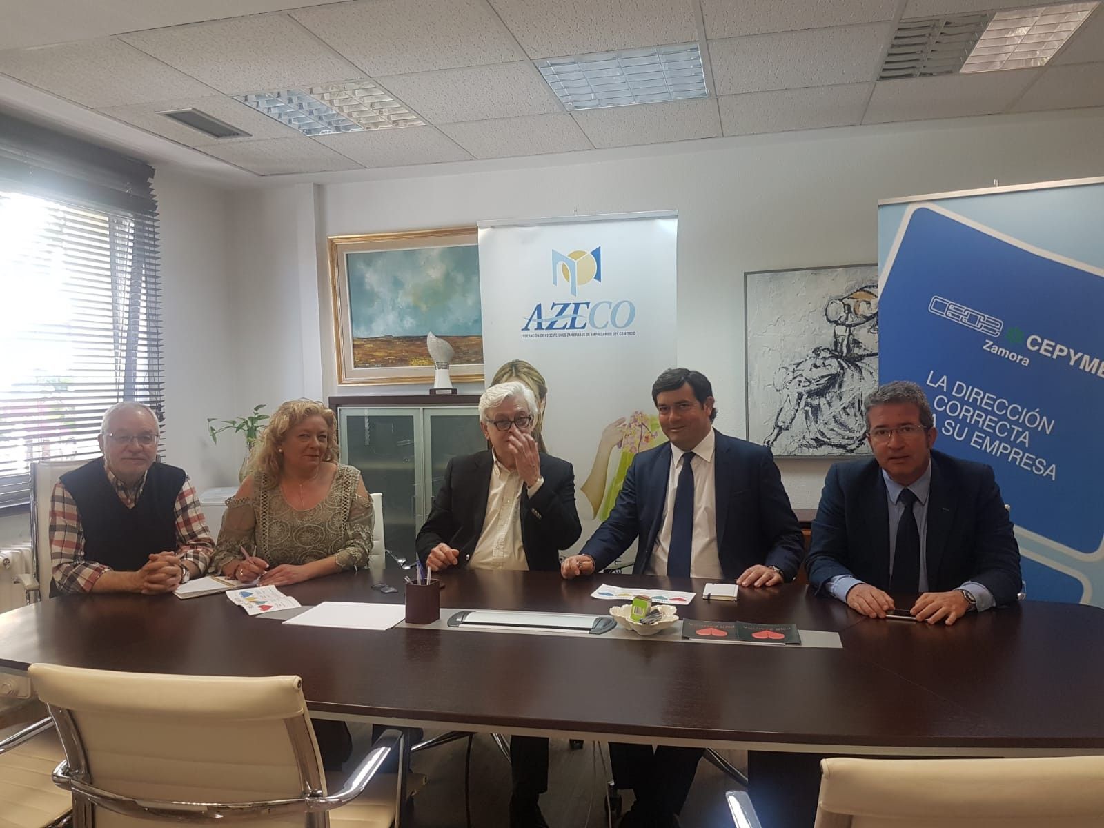 POR ZAMORA   REUNION CEOE CEPYME